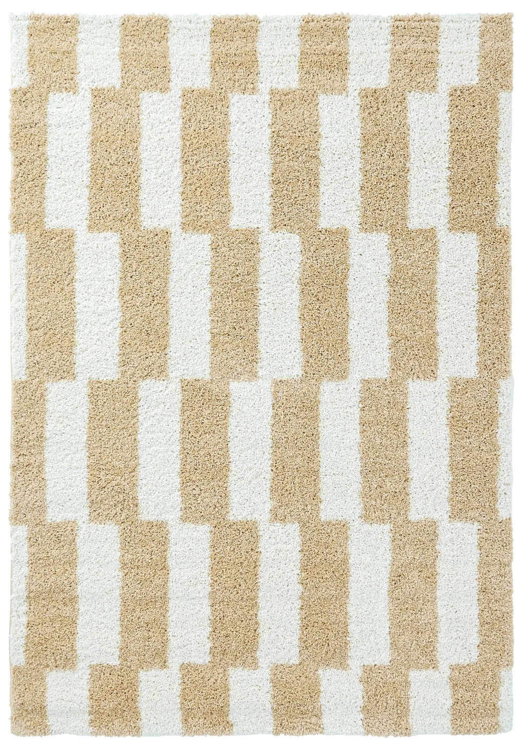 Shaggy rugs - Tamri (beige/white)