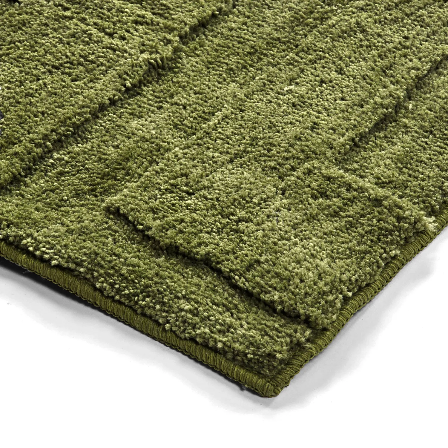 Shaggy rugs - Tripoli (moss green)