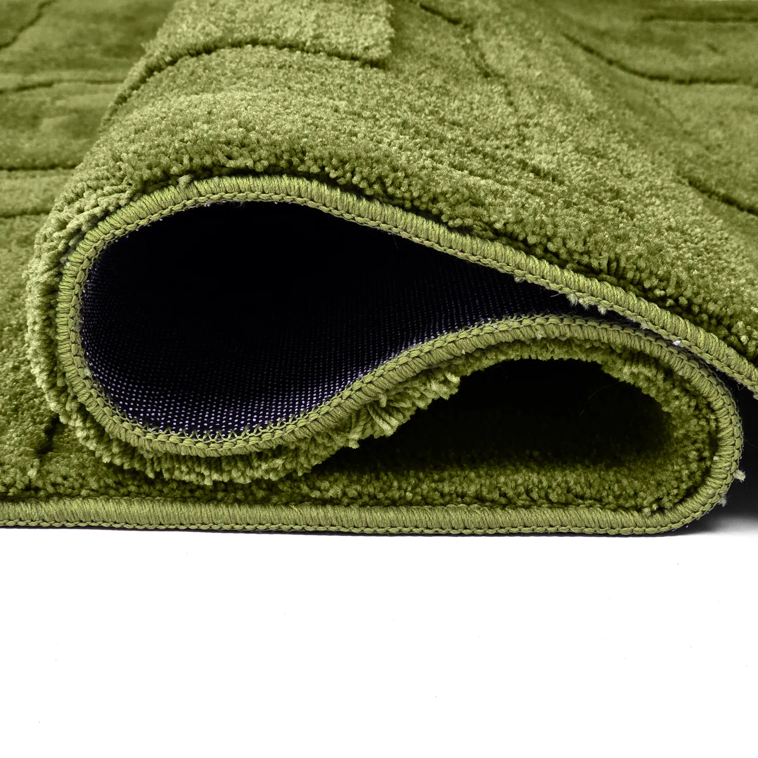 Shaggy rugs - Tripoli (moss green)
