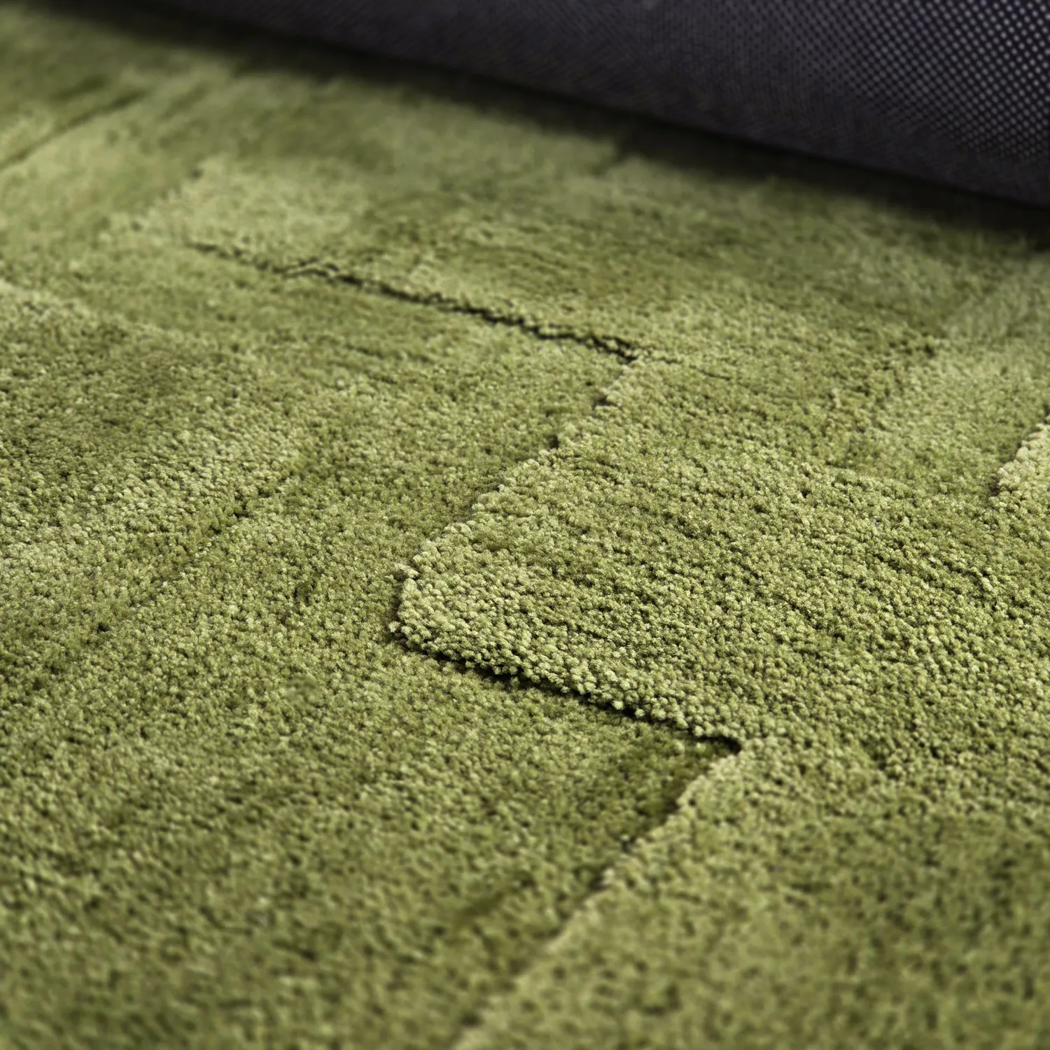 Shaggy rugs - Tripoli (moss green)