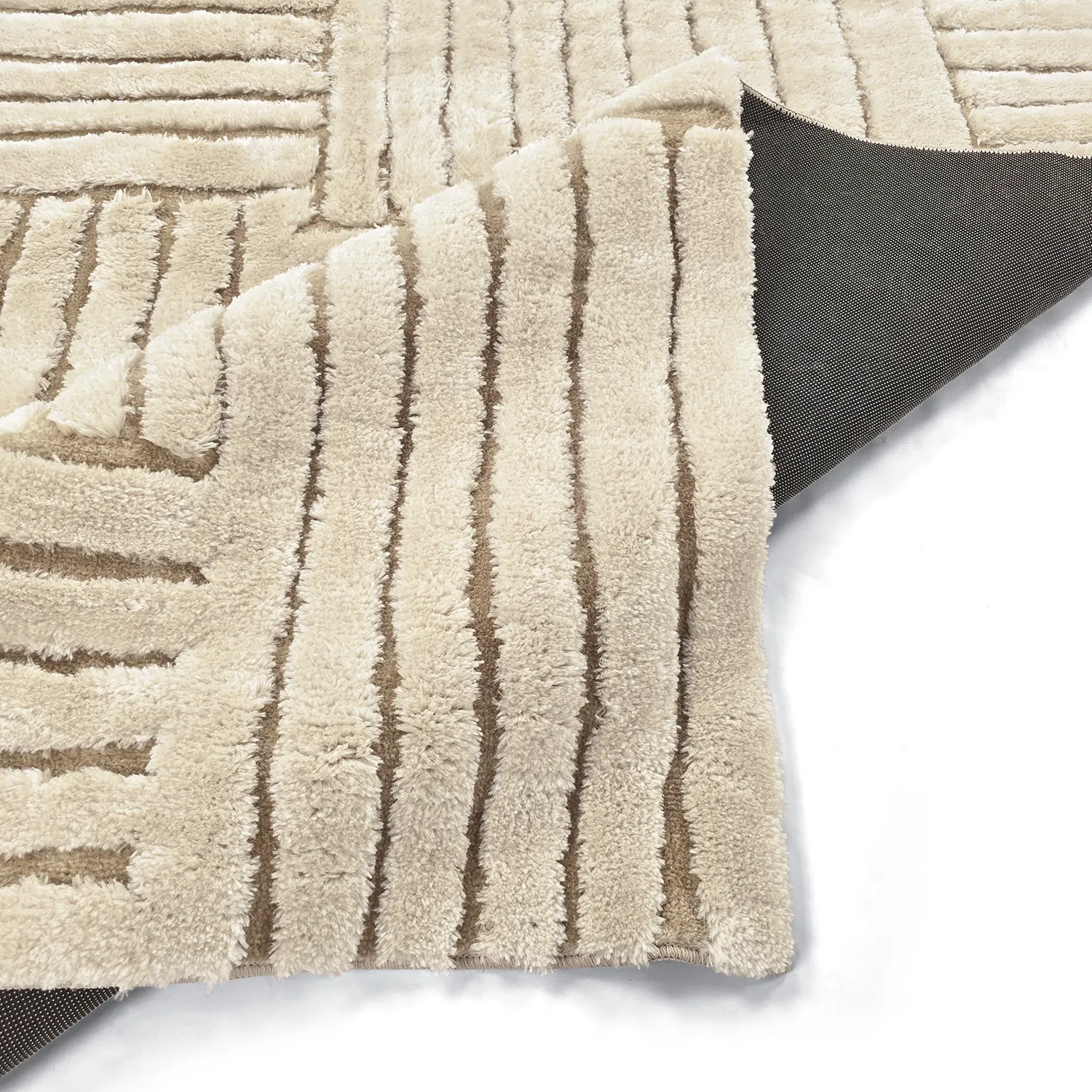 Shaggy rugs - Tyros (beige/cream)
