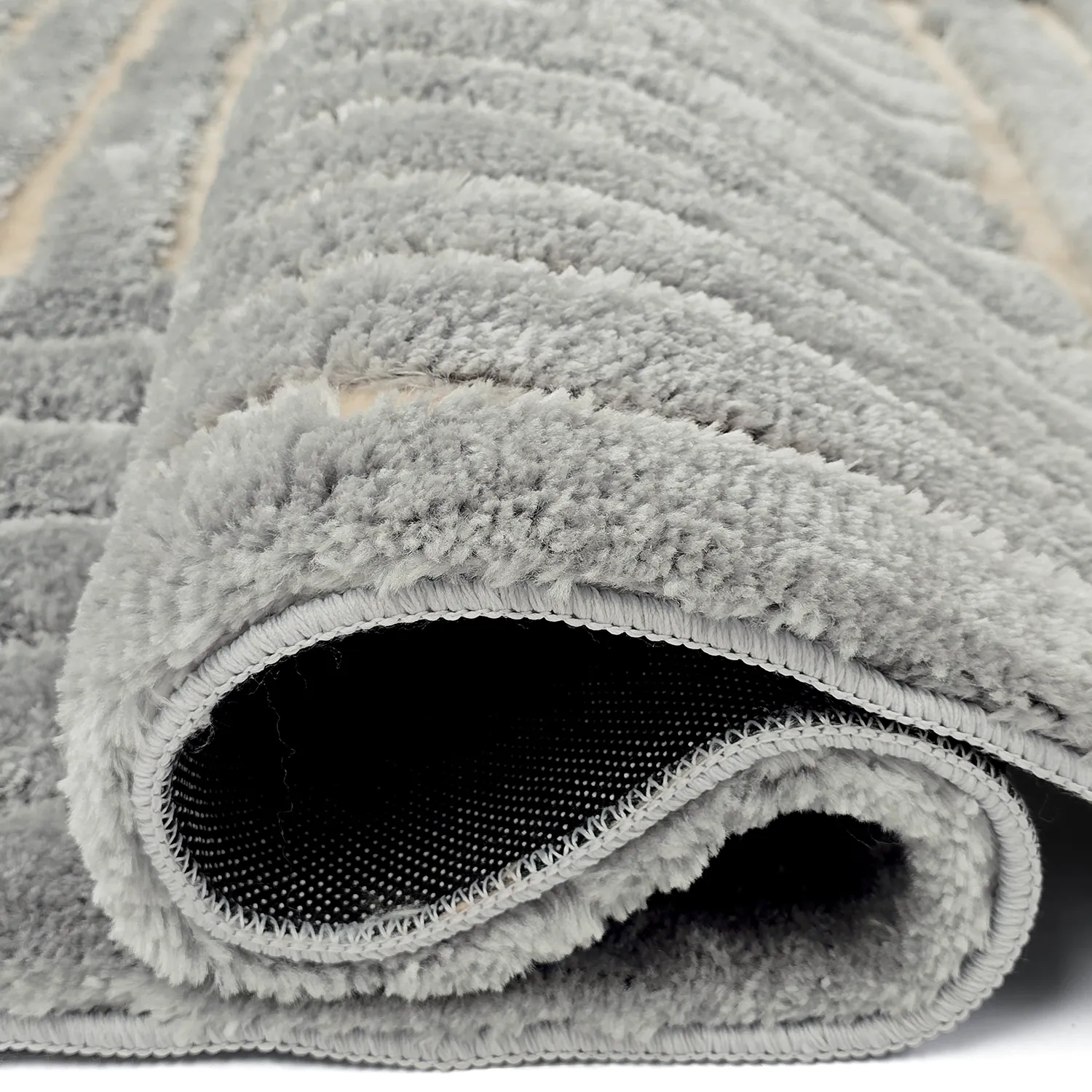 Shaggy rugs - Tyros (cream/grey)