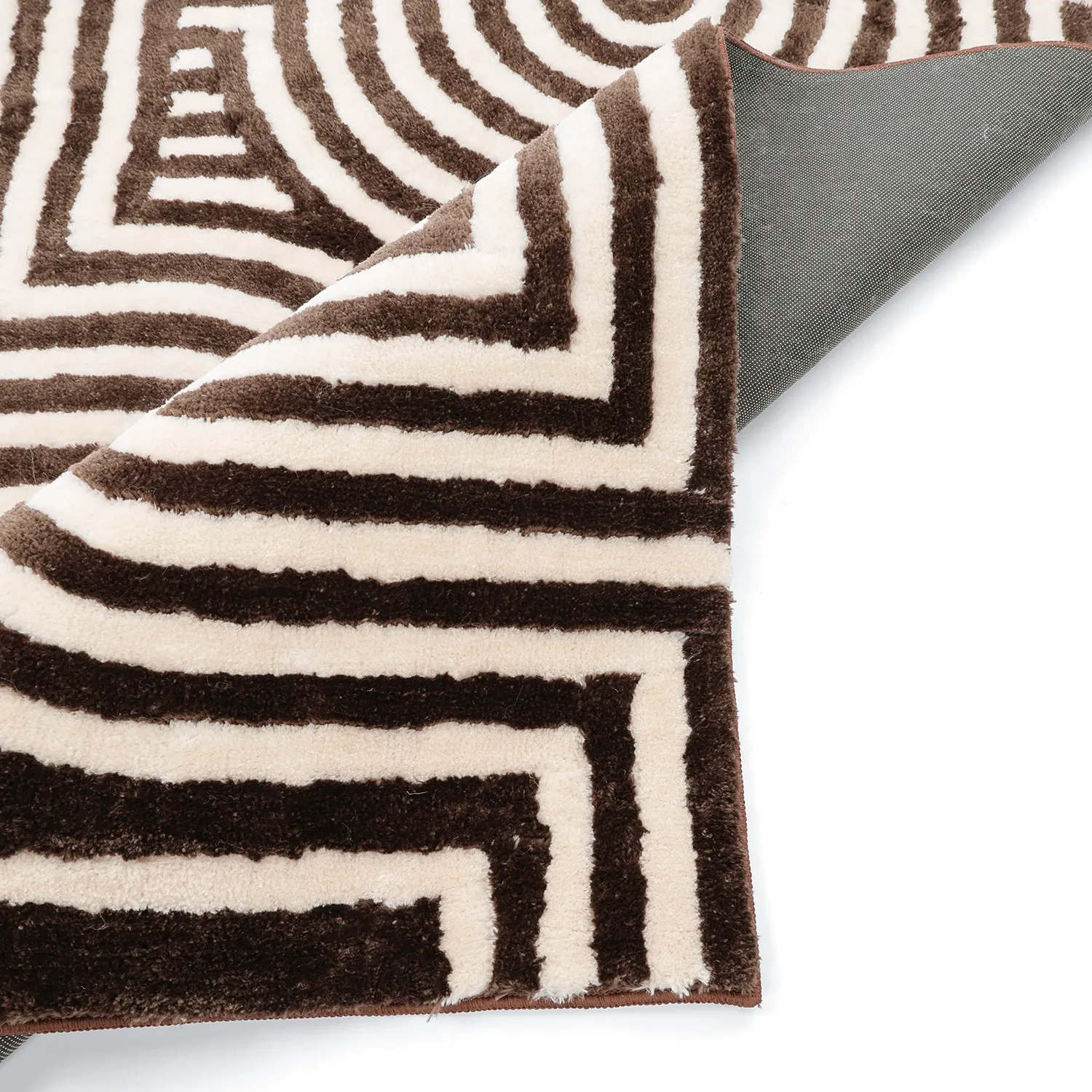 Shaggy rugs - Volos (cream/brown)