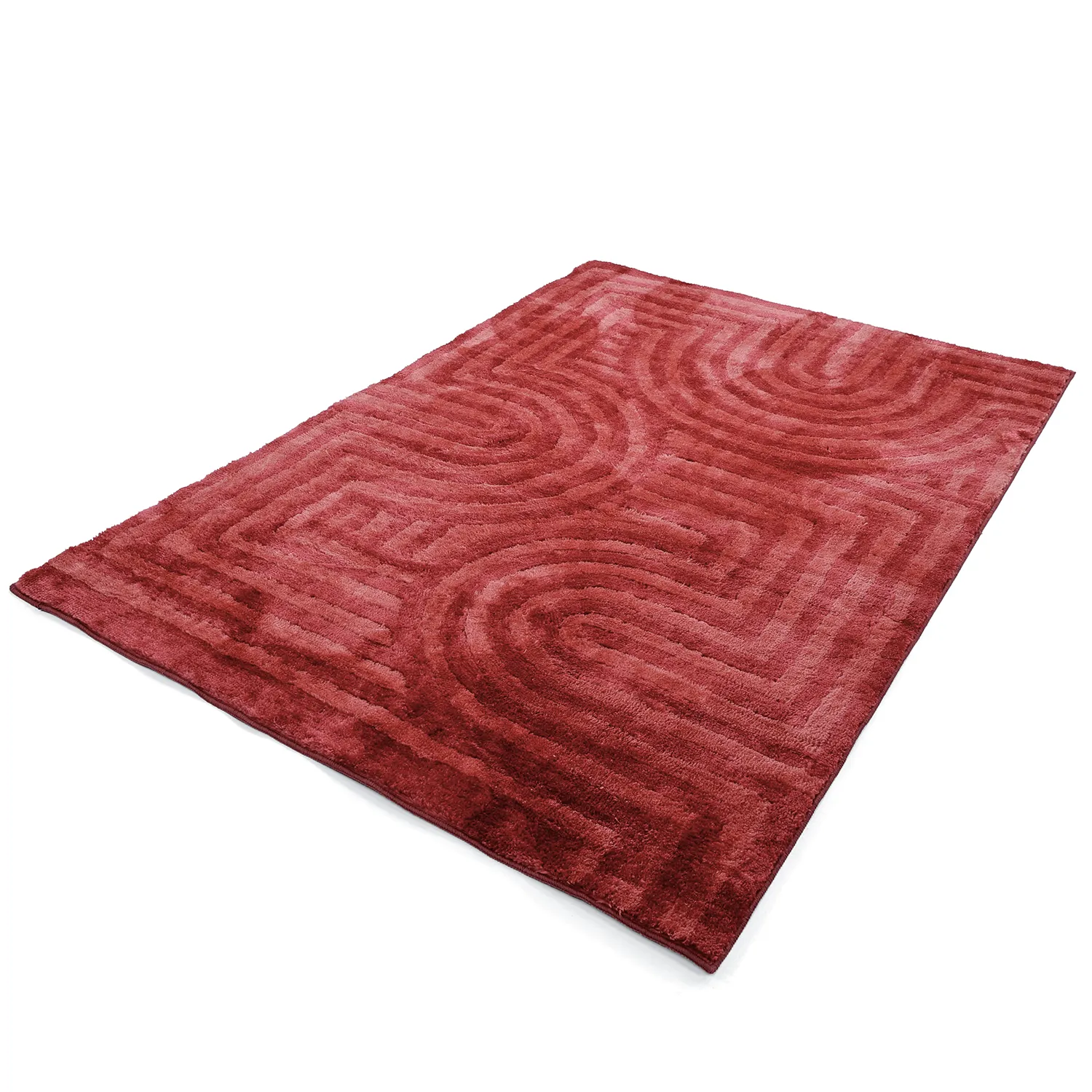 Shaggy rugs - Volos (red/pink)