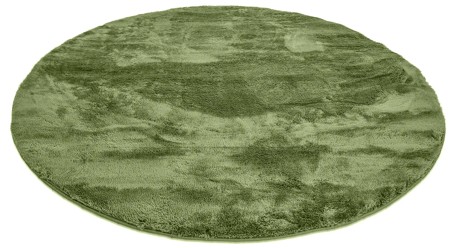 Round rugs - Aranga Super Soft Fur (olive)