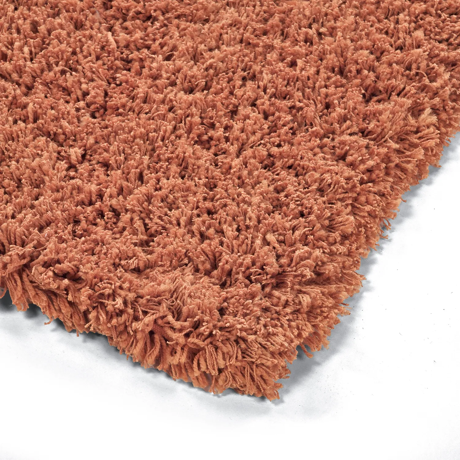 Shaggy rugs - Combarro Solid Cotton Shaggy (light orange)