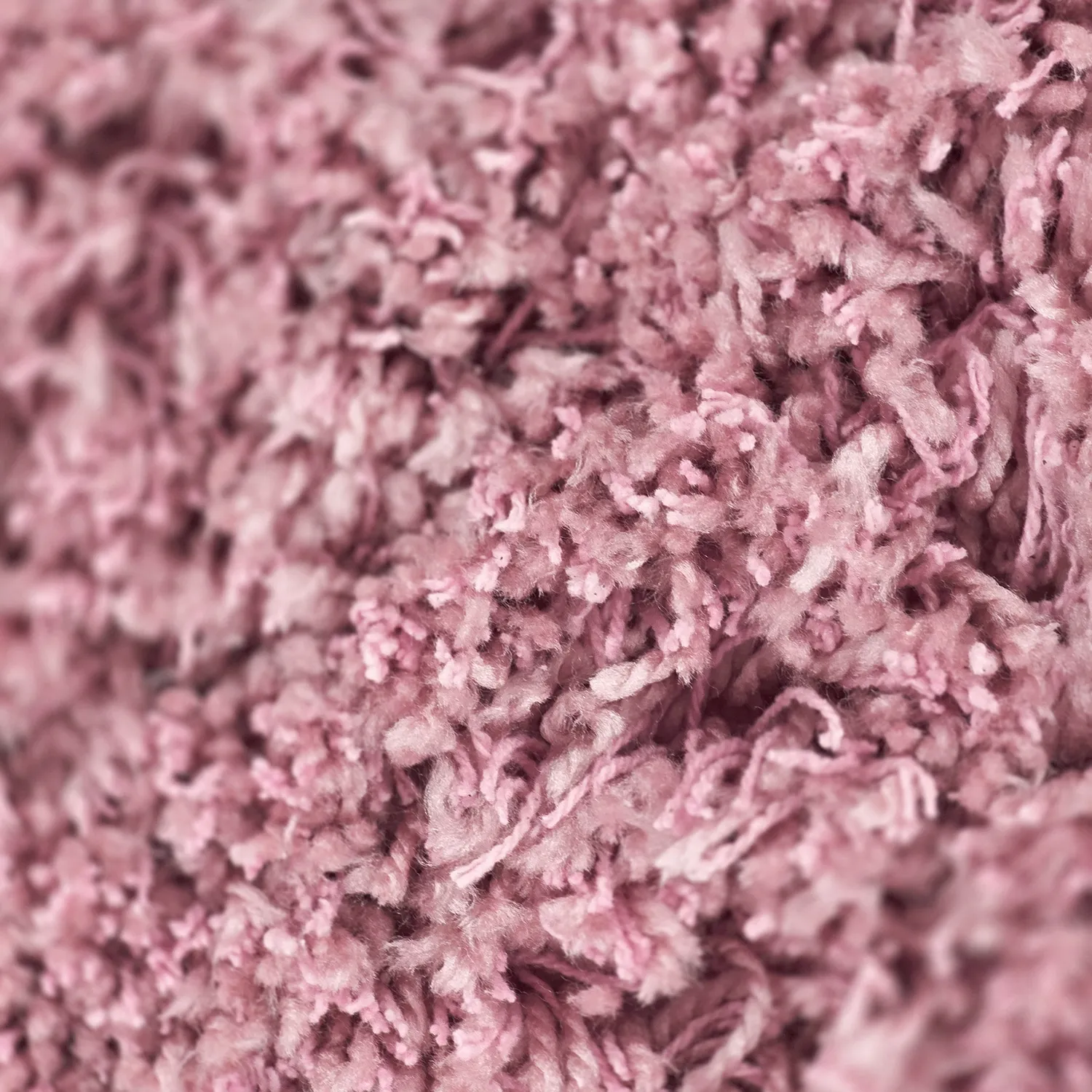 Shaggy rugs - Combarro Solid Cotton Shaggy (light pink)