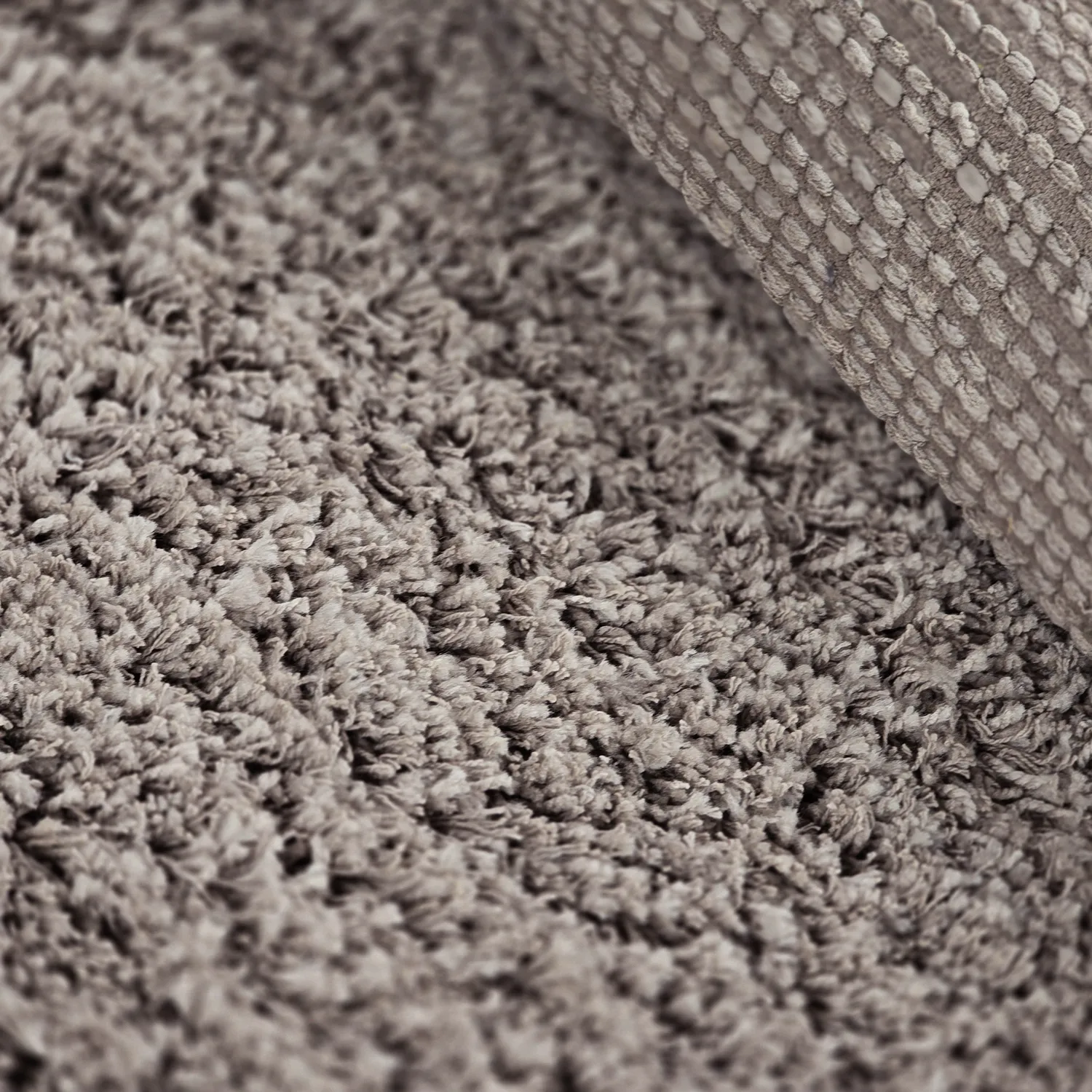 Shaggy rugs - Combarro Solid Cotton Shaggy (taupe)