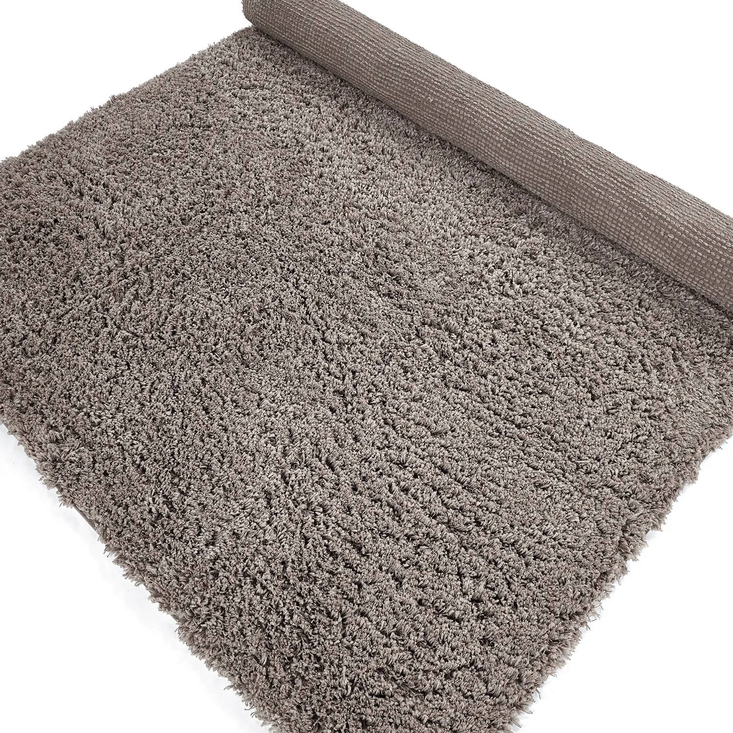 Shaggy rugs - Combarro Solid Cotton Shaggy (taupe)