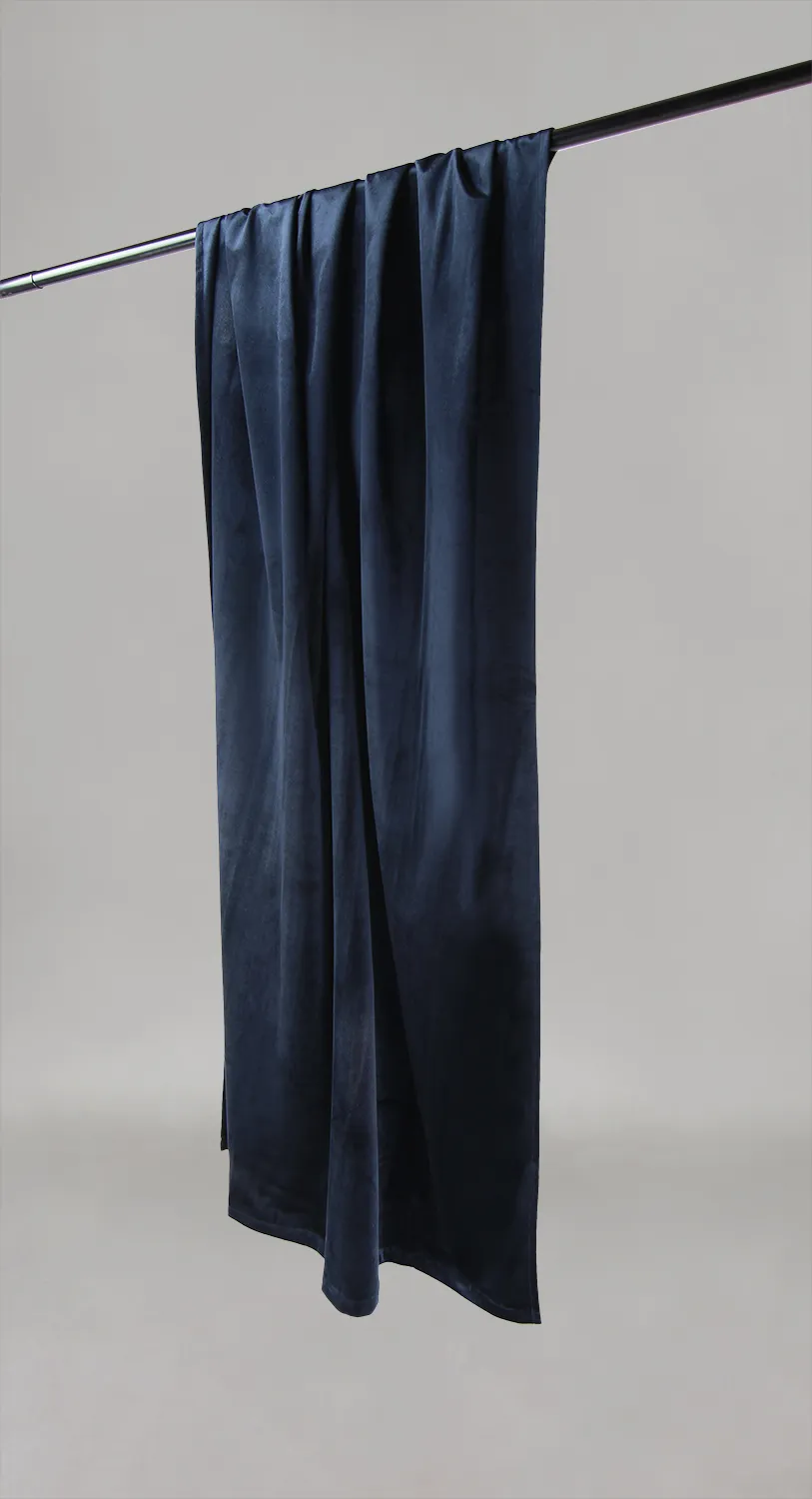 Curtains - Velvet curtains Marlyn (navy)