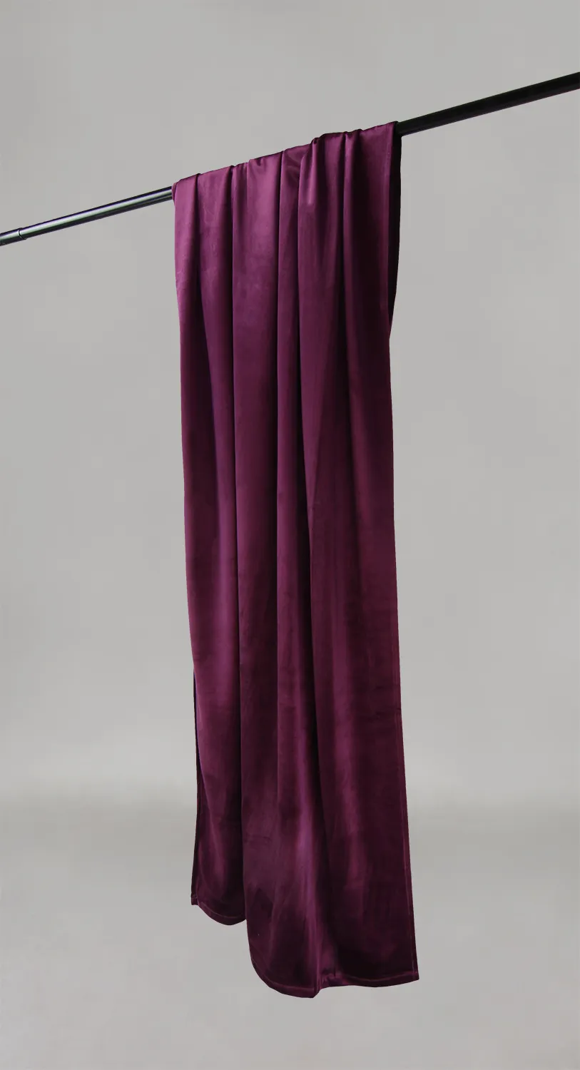 Curtains - Velvet curtains Marlyn (dark purple)