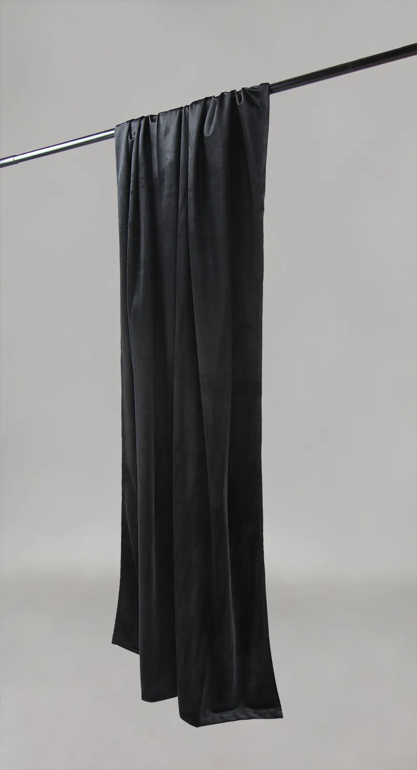 Curtains - Velvet curtains Marlyn (black)