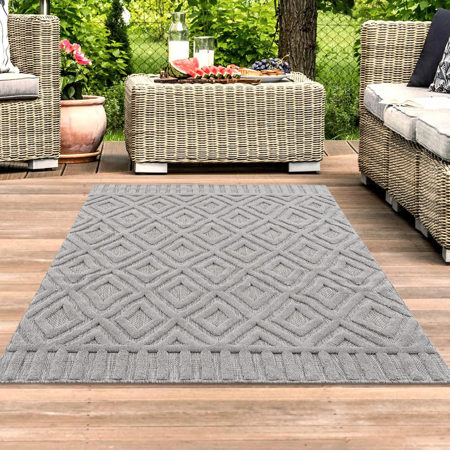Shaggy Indoor-Outdoor - Lancaster (grey)