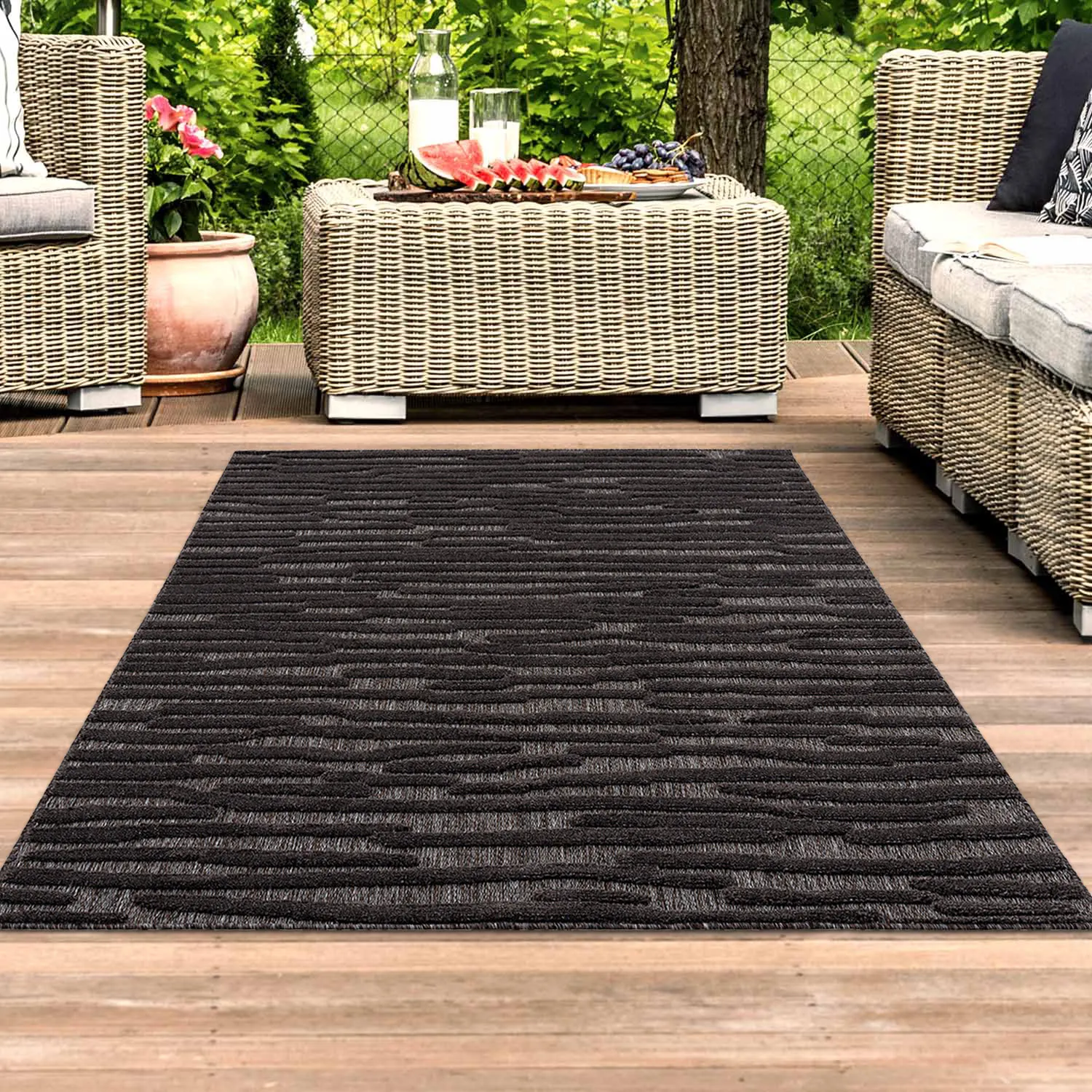 Shaggy Indoor-Outdoor - Neston (anthracite)
