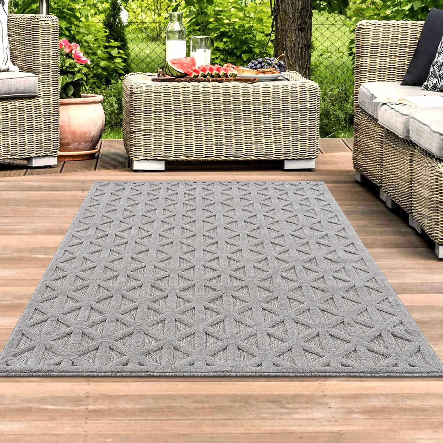Shaggy Indoor-Outdoor - Aberdeen (grey)