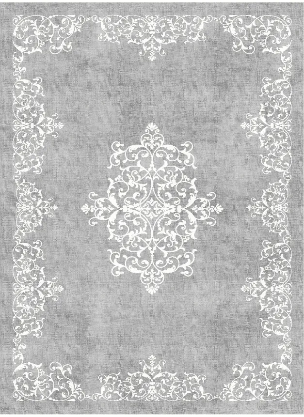 Wilton rug - Santi (grey/white)