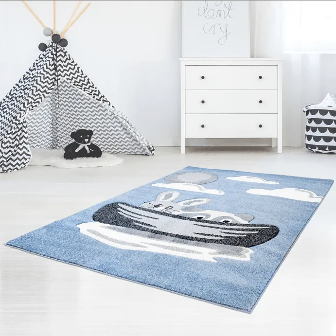 Childrens rugs - Bueno Bunny (blue)