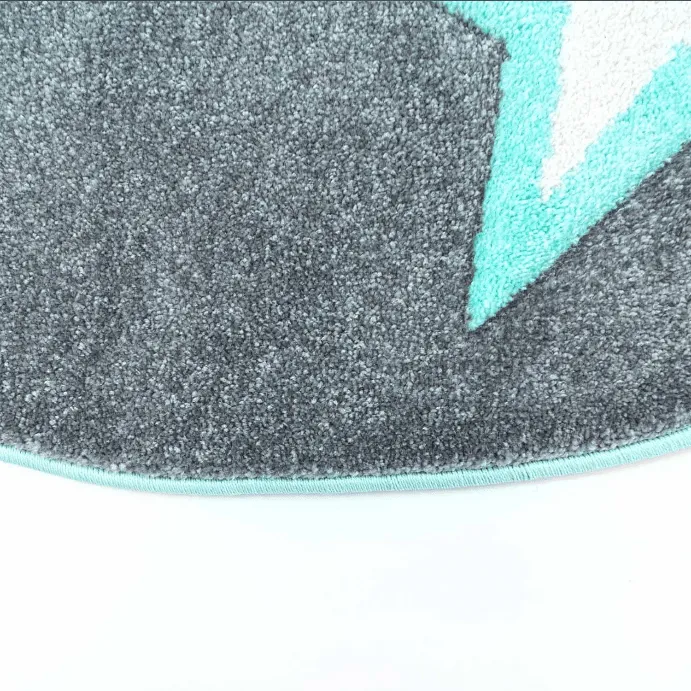 Childrens rugs - Bueno Night Stars Round (turquoise)