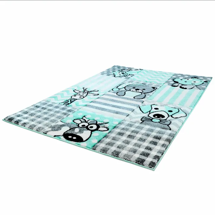 Childrens rugs - Bueno Animals (turquoise)