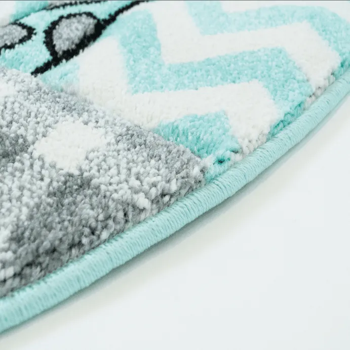 Childrens rugs - Bueno Animals (turquoise)