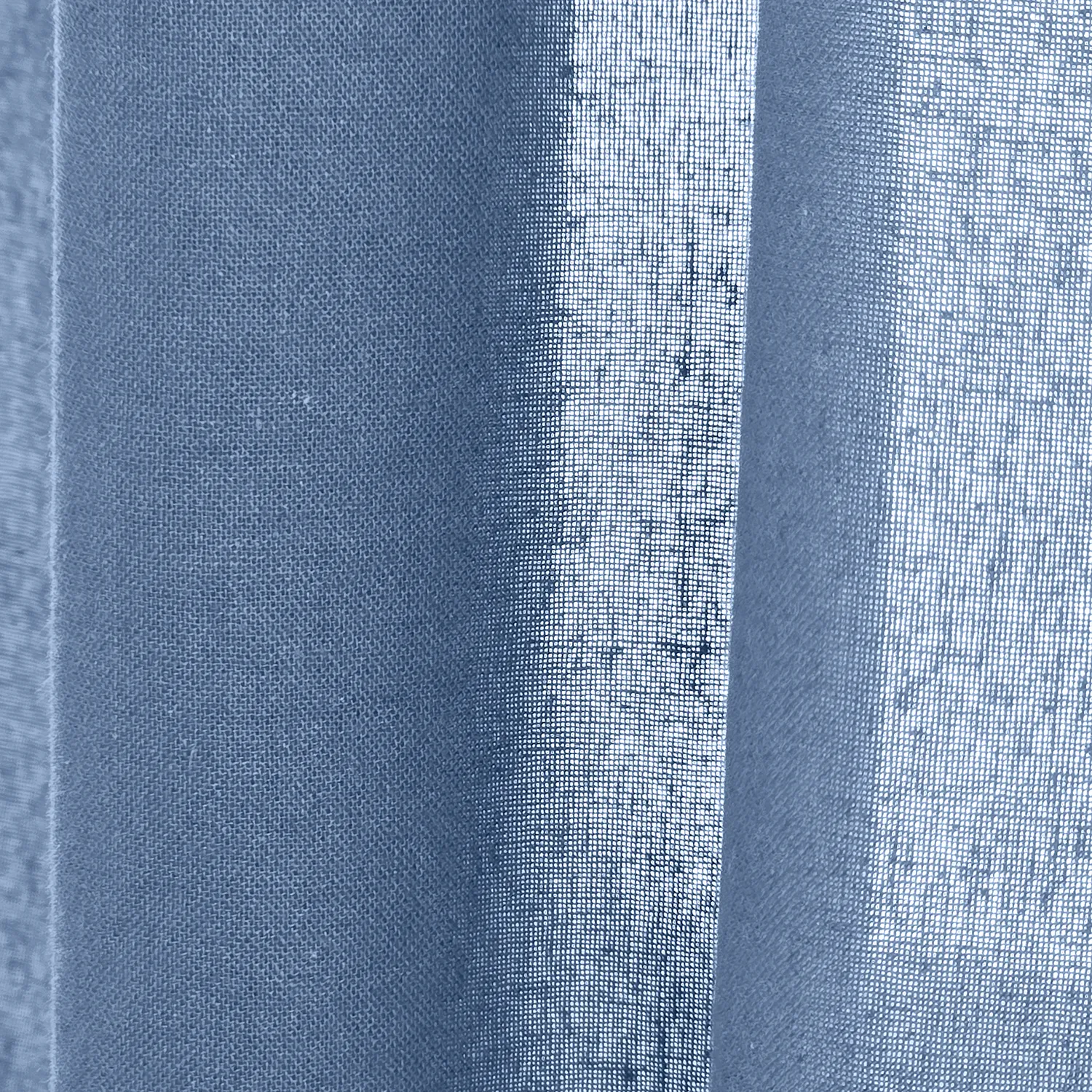 Curtains 2-pack - Cotton curtain Selena (blue)