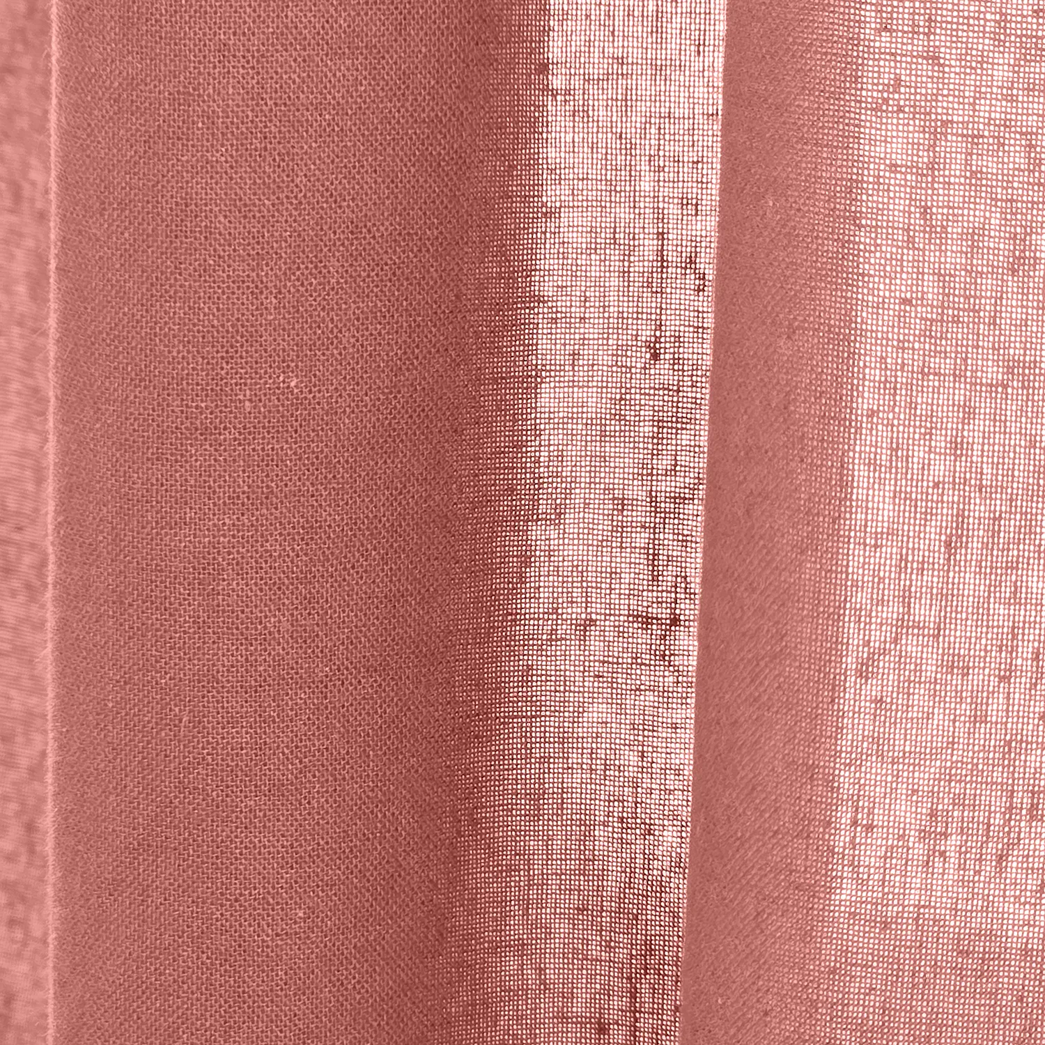 Curtains 2-pack - Cotton curtain Selena (terracotta)