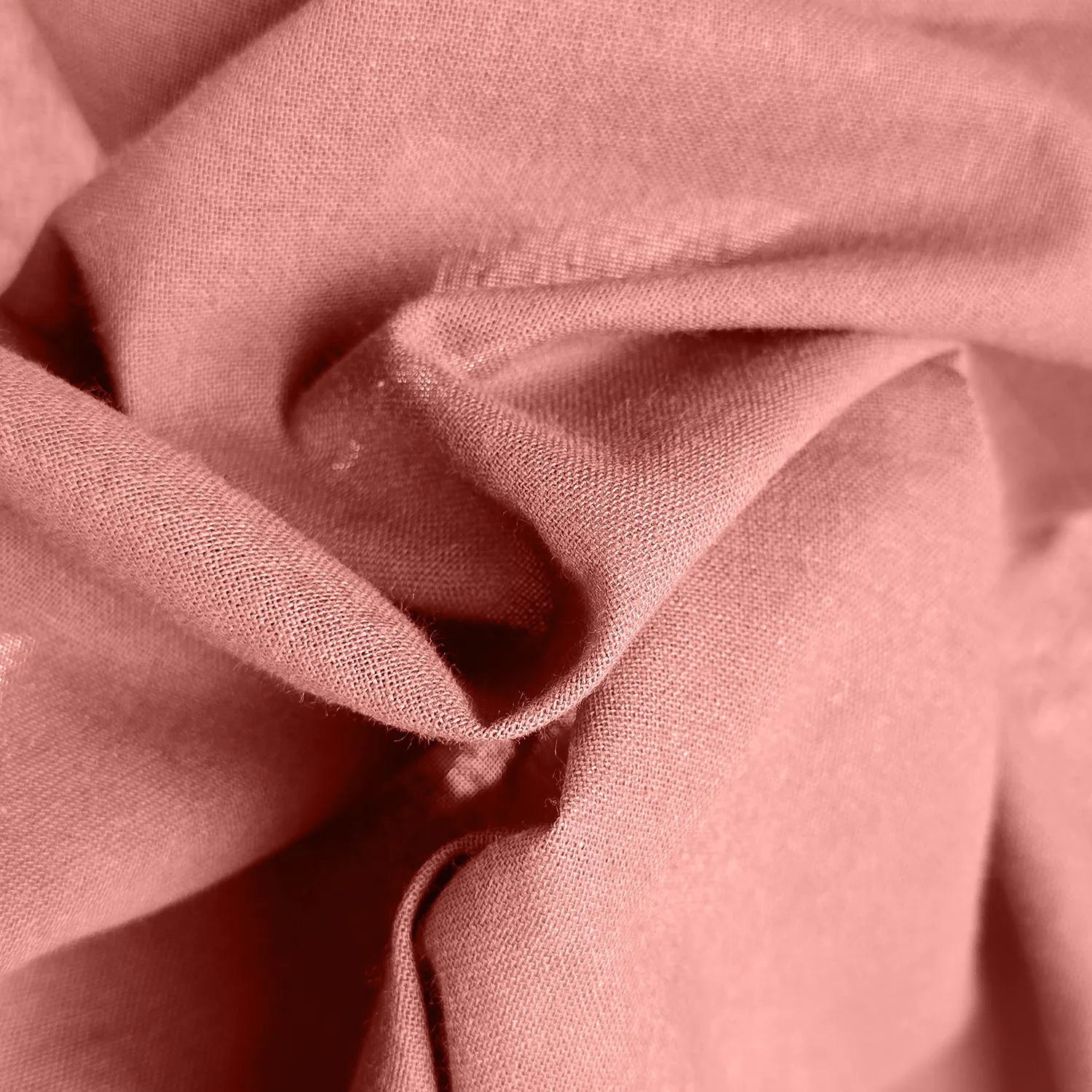 Curtains 2-pack - Cotton curtain Selena (terracotta)