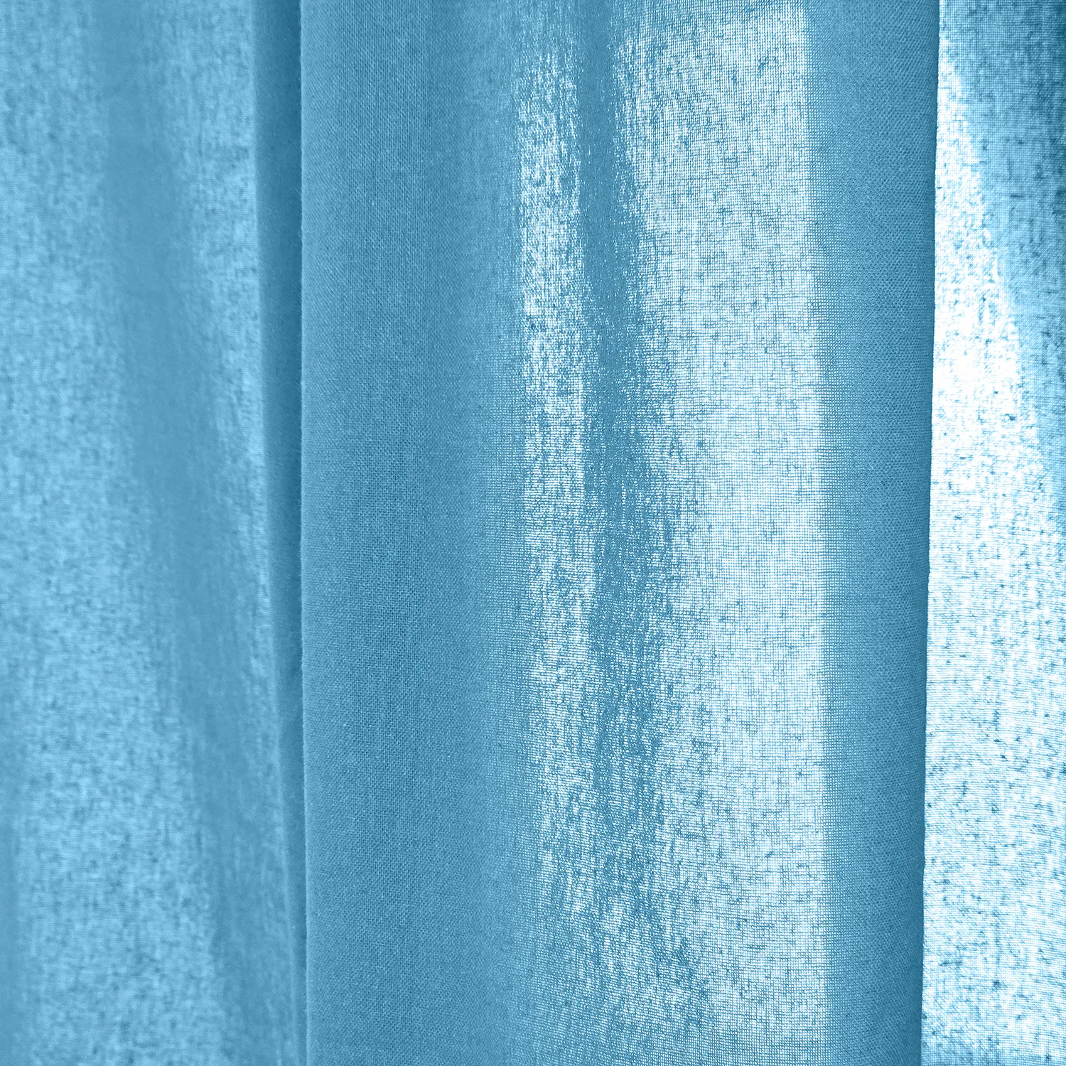 Curtains 2-pack - Cotton curtain Selena (turquoise)