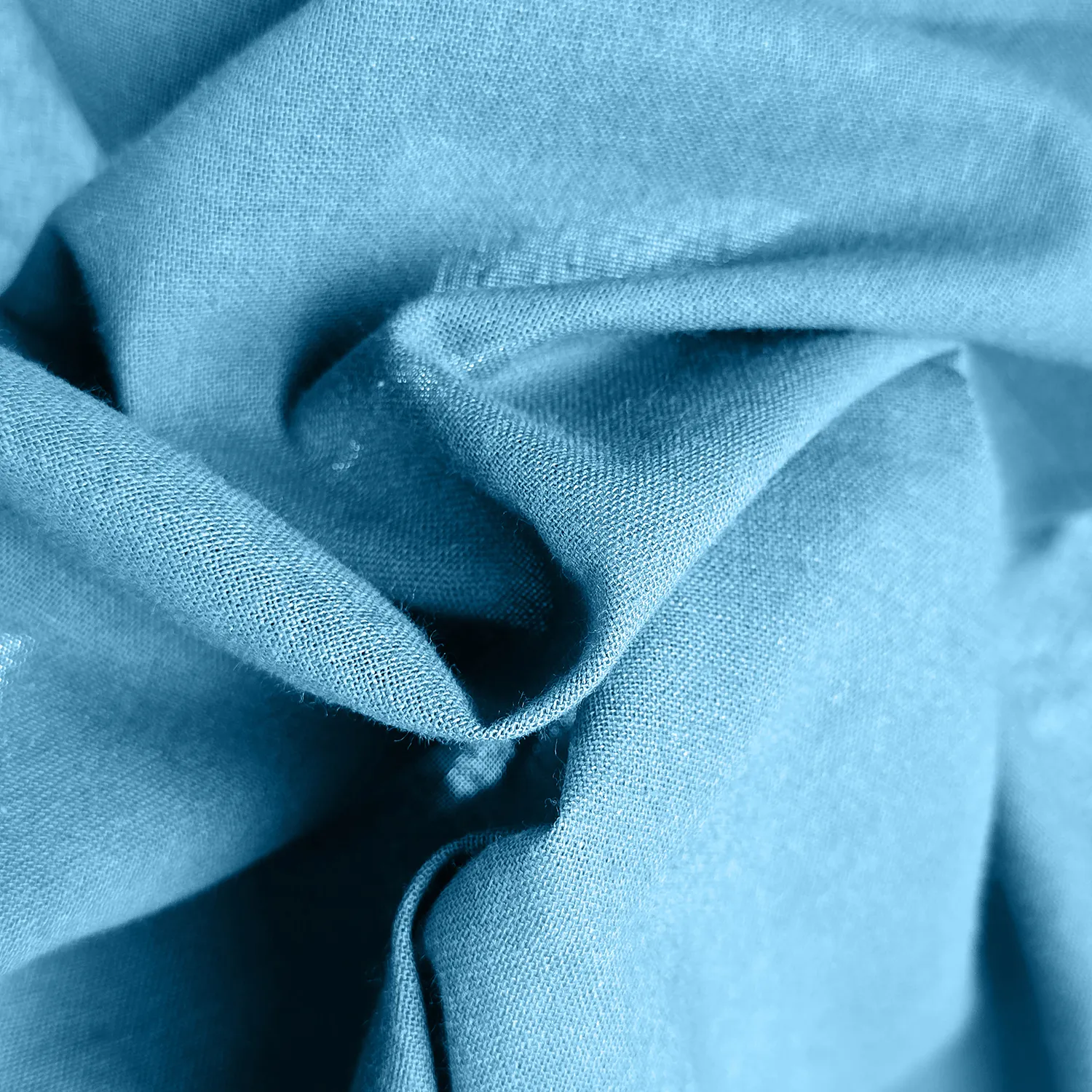 Curtains 2-pack - Cotton curtain Selena (turquoise)