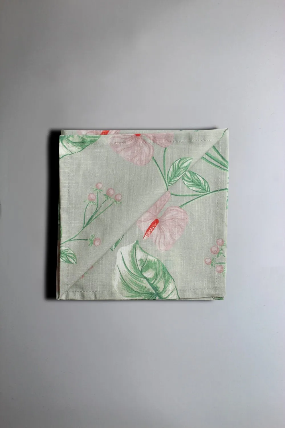 Napkins 4-pack - Adella (green/purple)