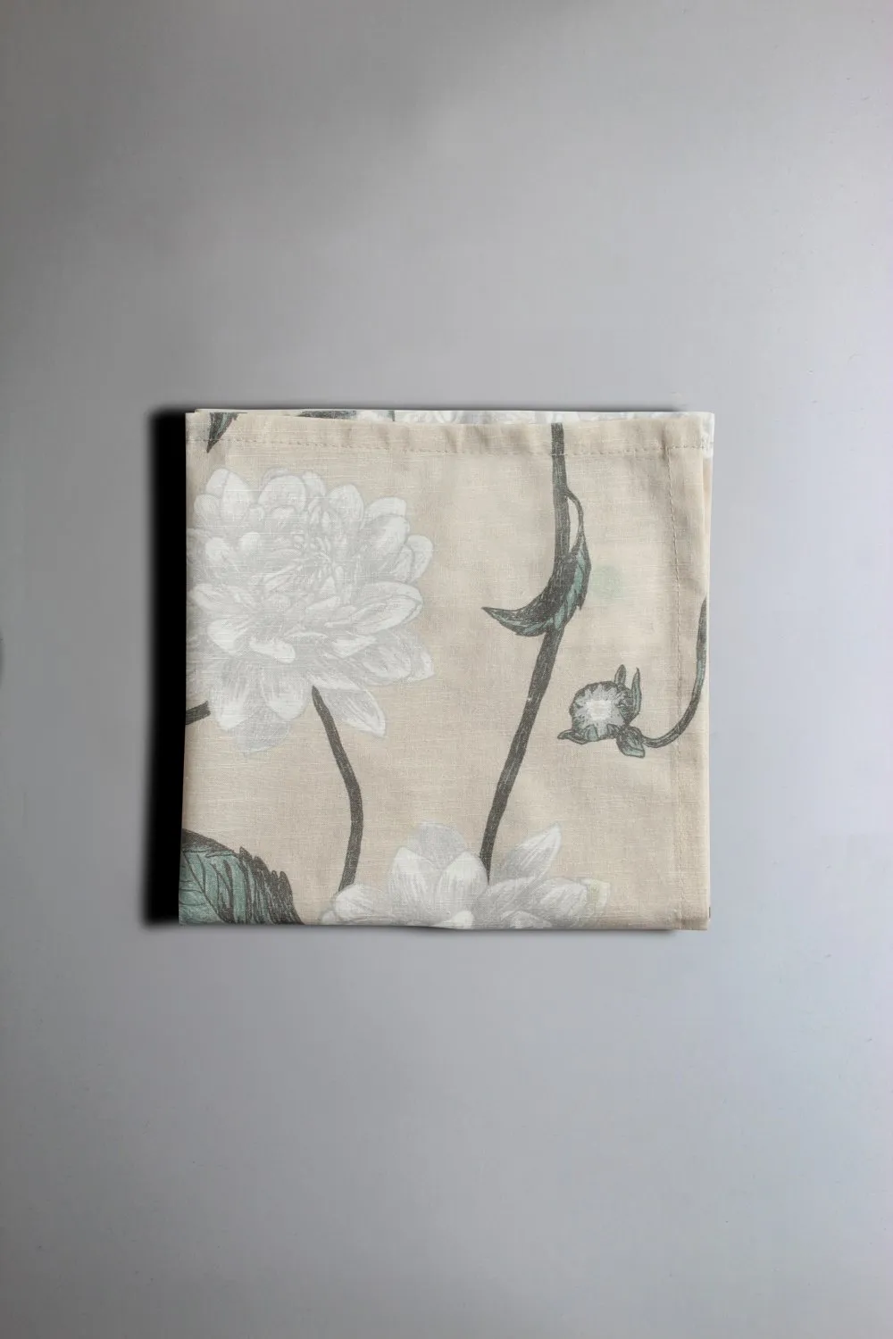 Napkins 4-pack - Alyssa (beige/grey)