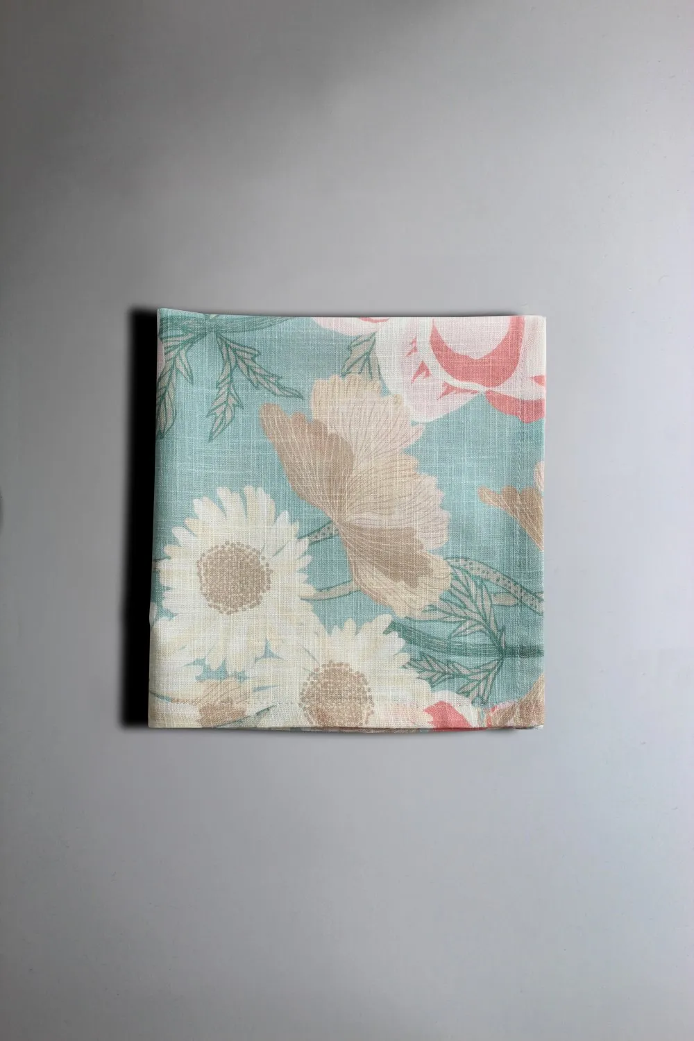 Napkins 4-pack - Serena (turquoise/pink)