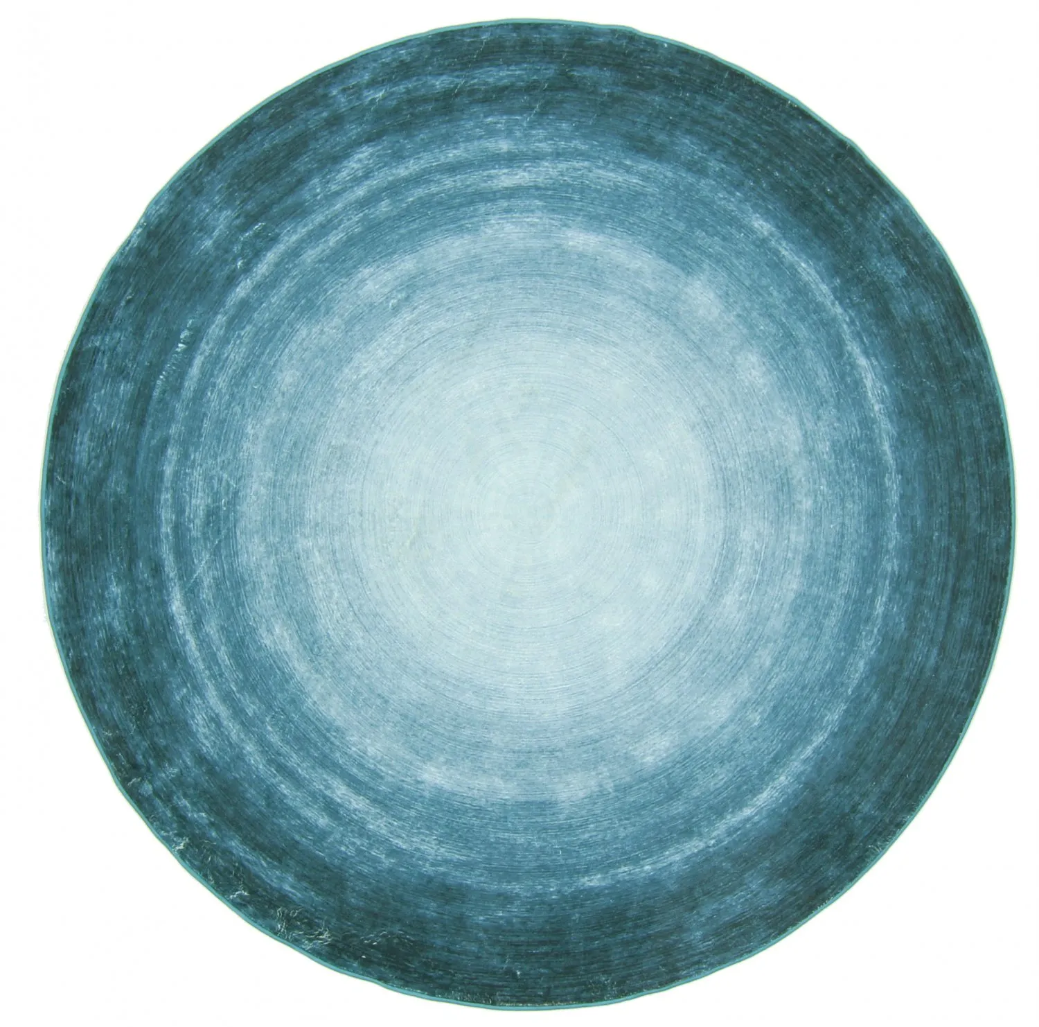 Round rug - Shade (turquoise)