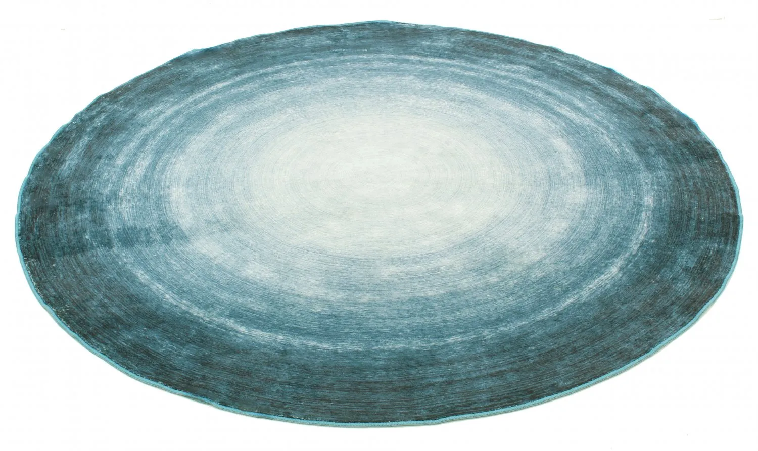 Round rug - Shade (turquoise)