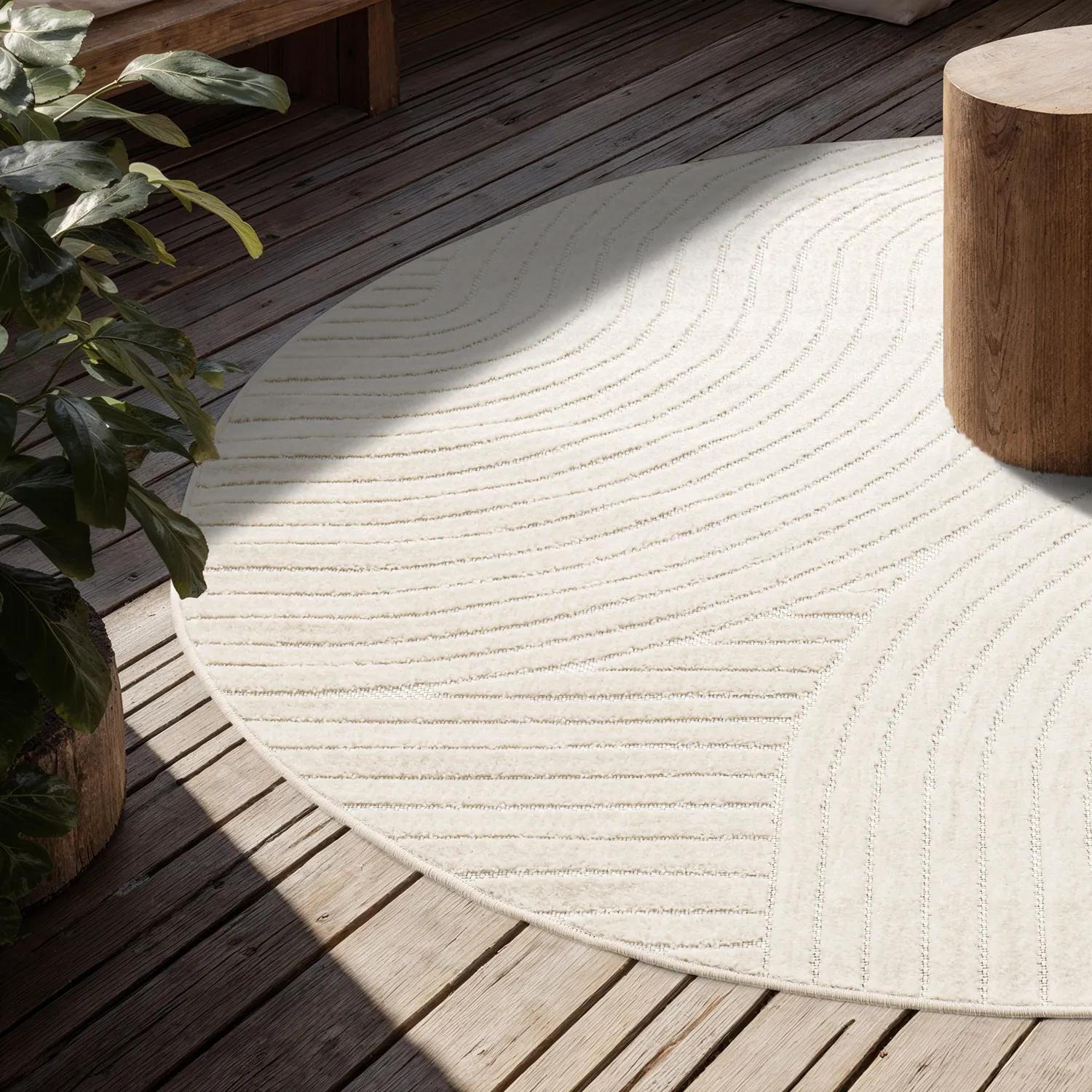 Round rug - Devon (cream)
