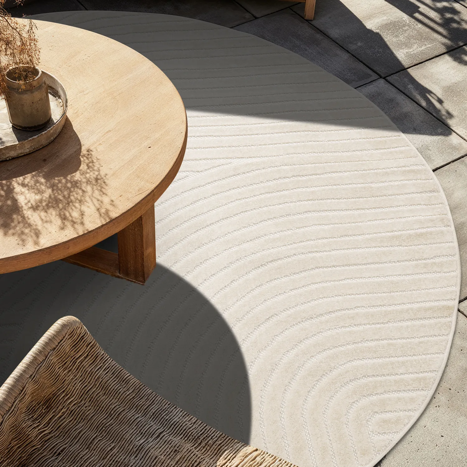 Round rug - Devon (cream)