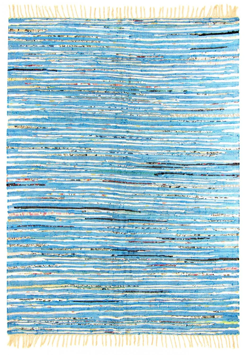 Rag rug - Delhi (blue)