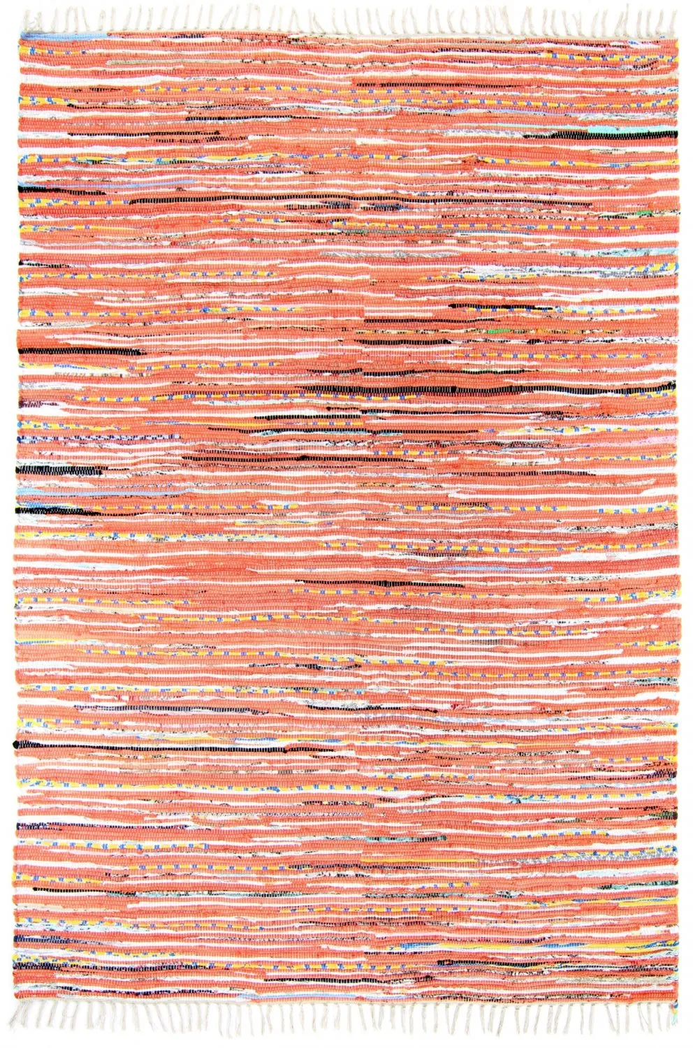 Rag rug - Delhi (orange)