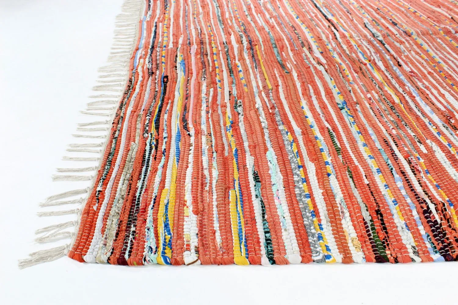 Rag rug - Delhi (orange)