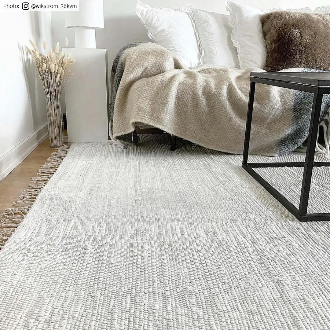 Rag rug - Silje (white)