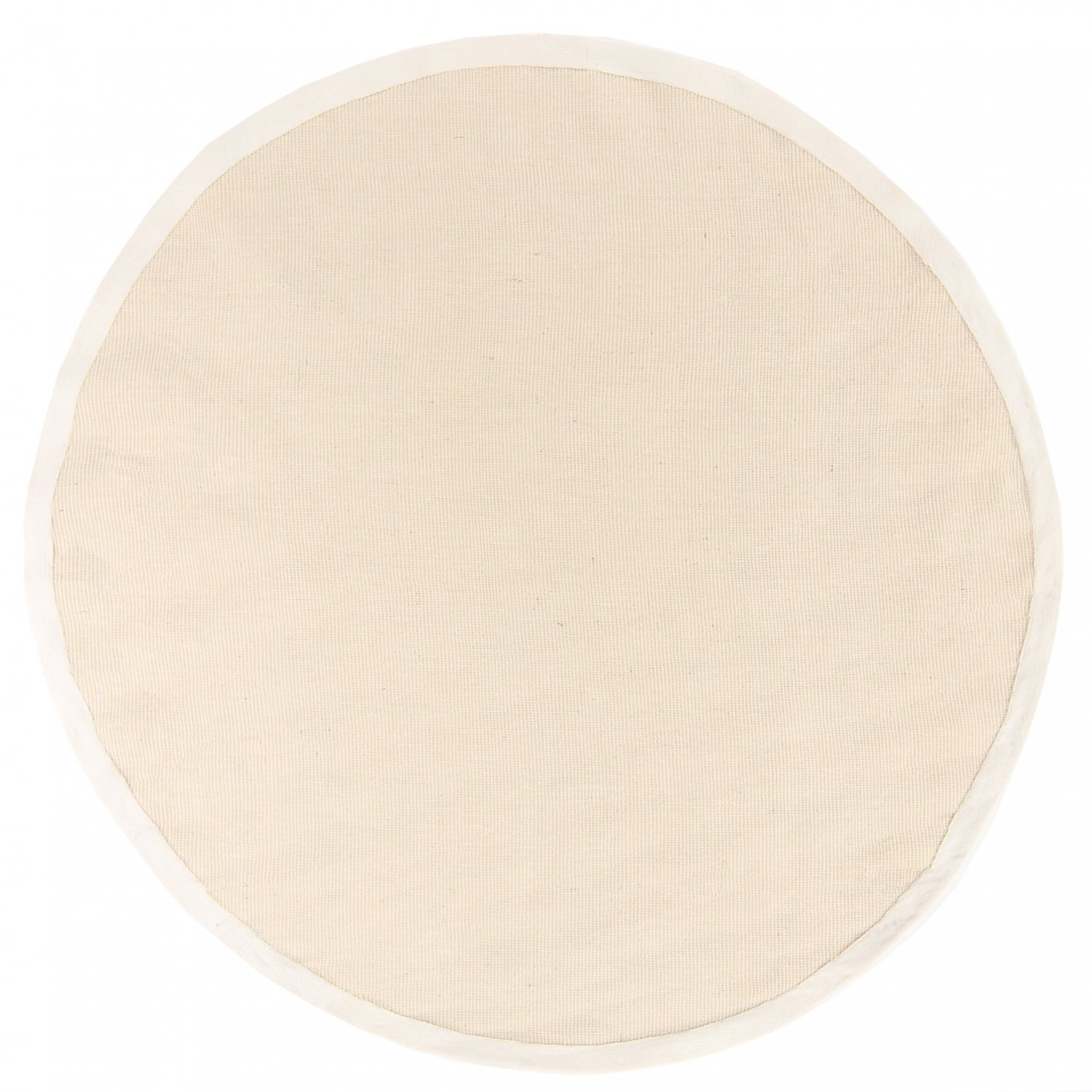 Round rug (sisal) - Agave (natural white)