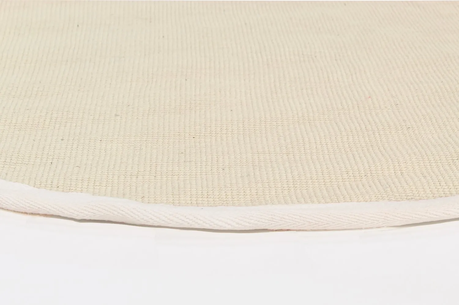 Round rug (sisal) - Agave (natural white)