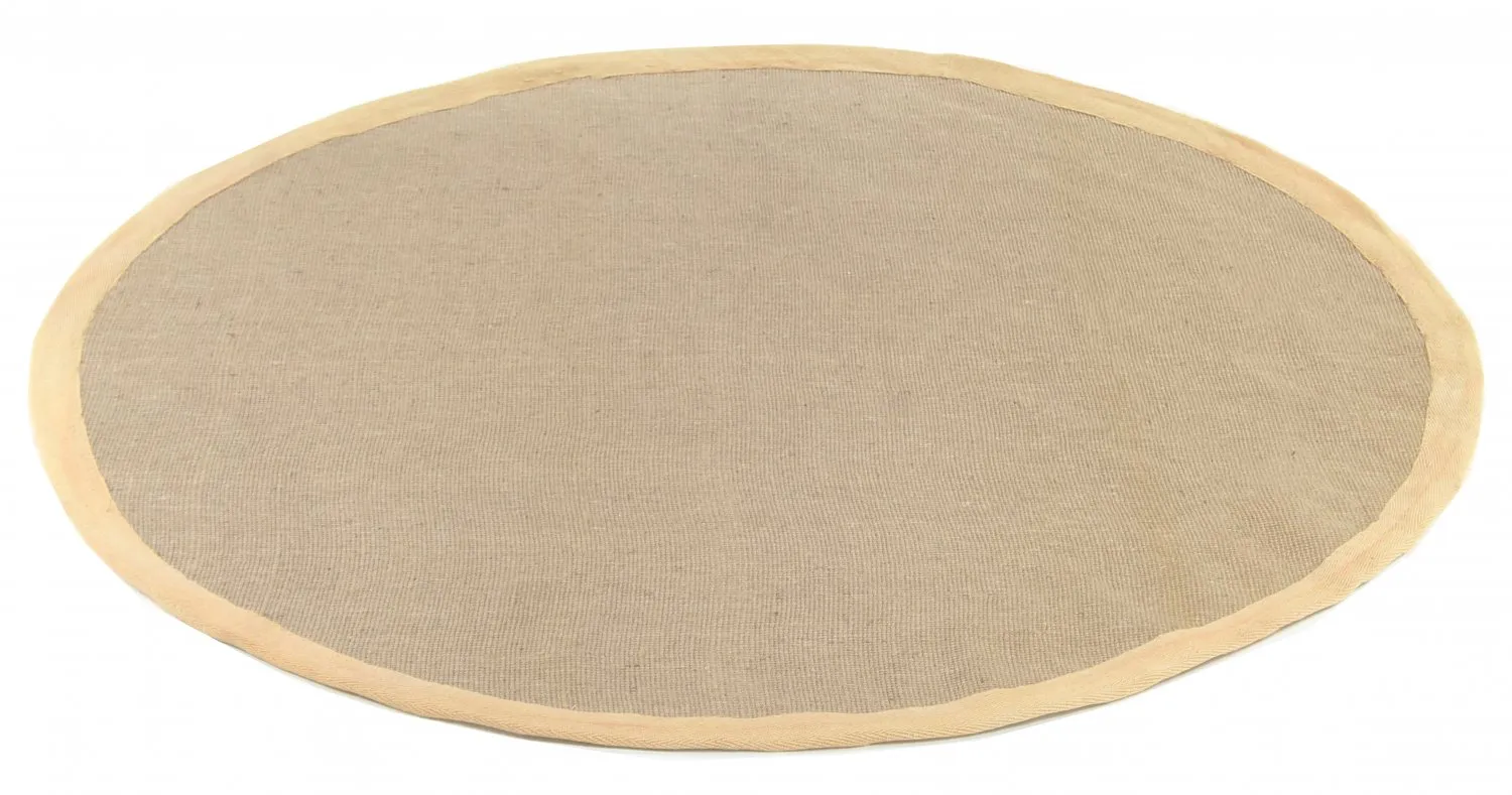Round rug (sisal) - Agave (light taupe)
