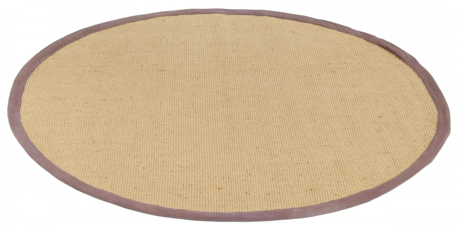 Round rug (sisal) - Agave (natural/brown)