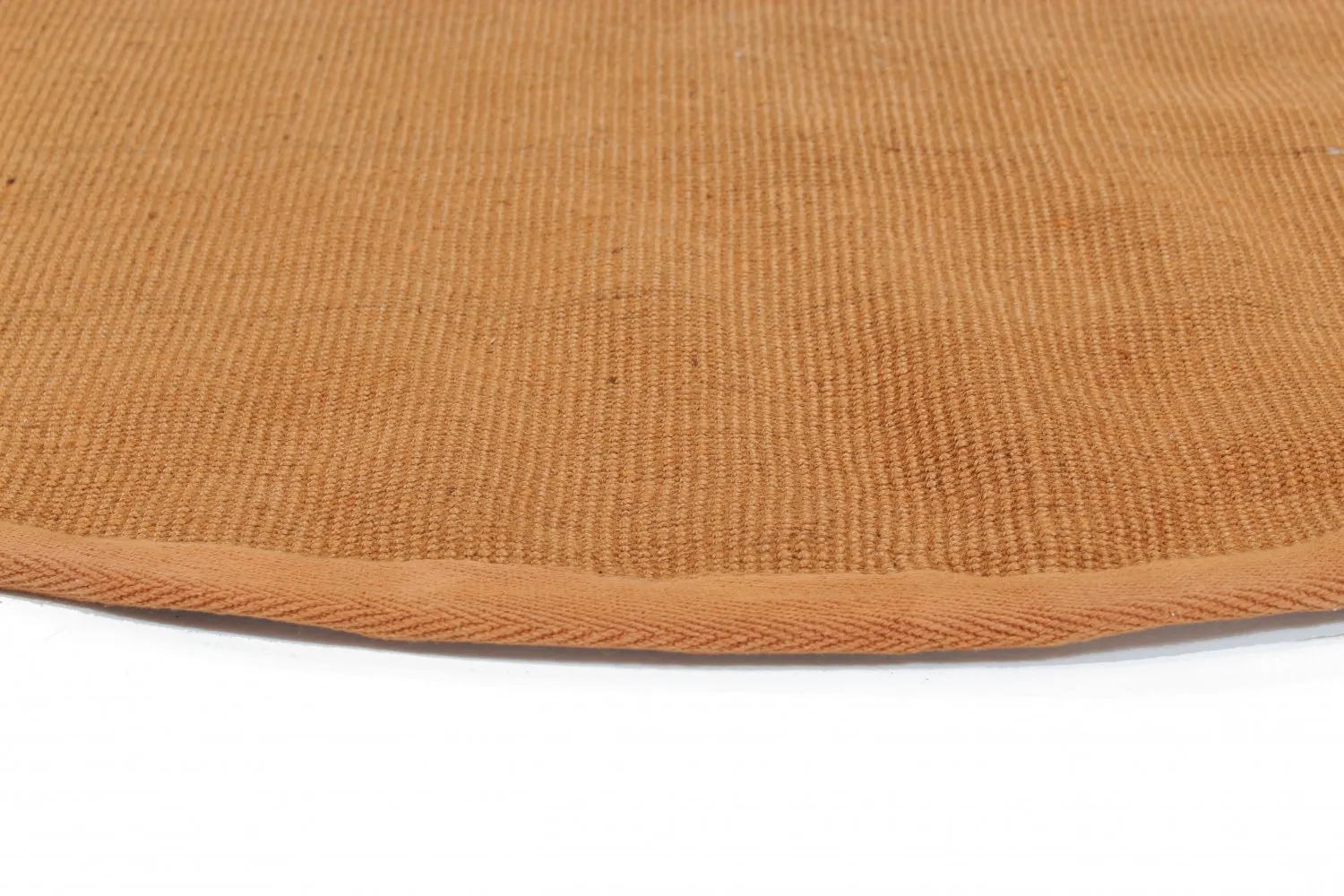 Round rug (sisal) - Agave (orange)