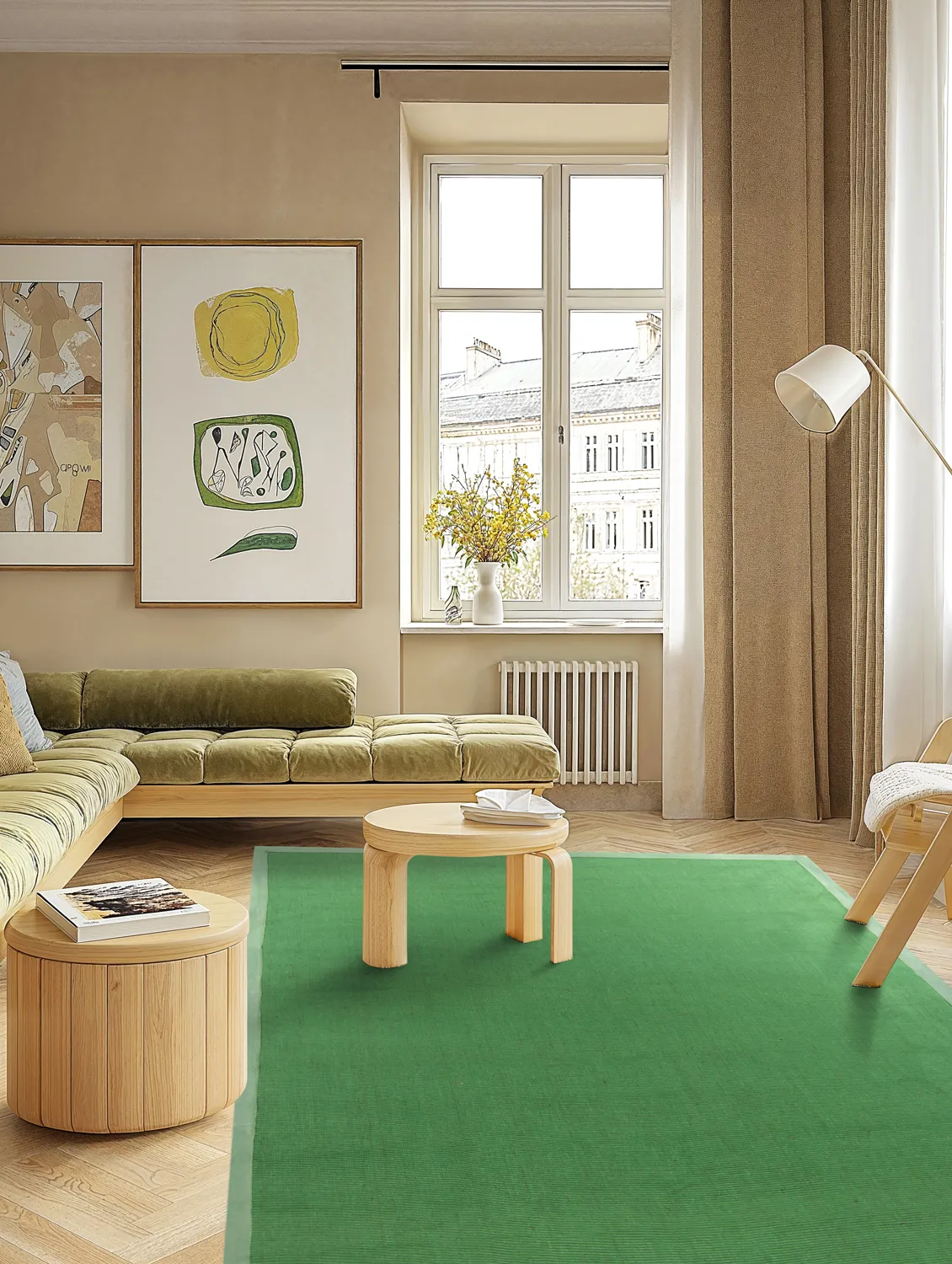Sisal rugs - Agave (green)