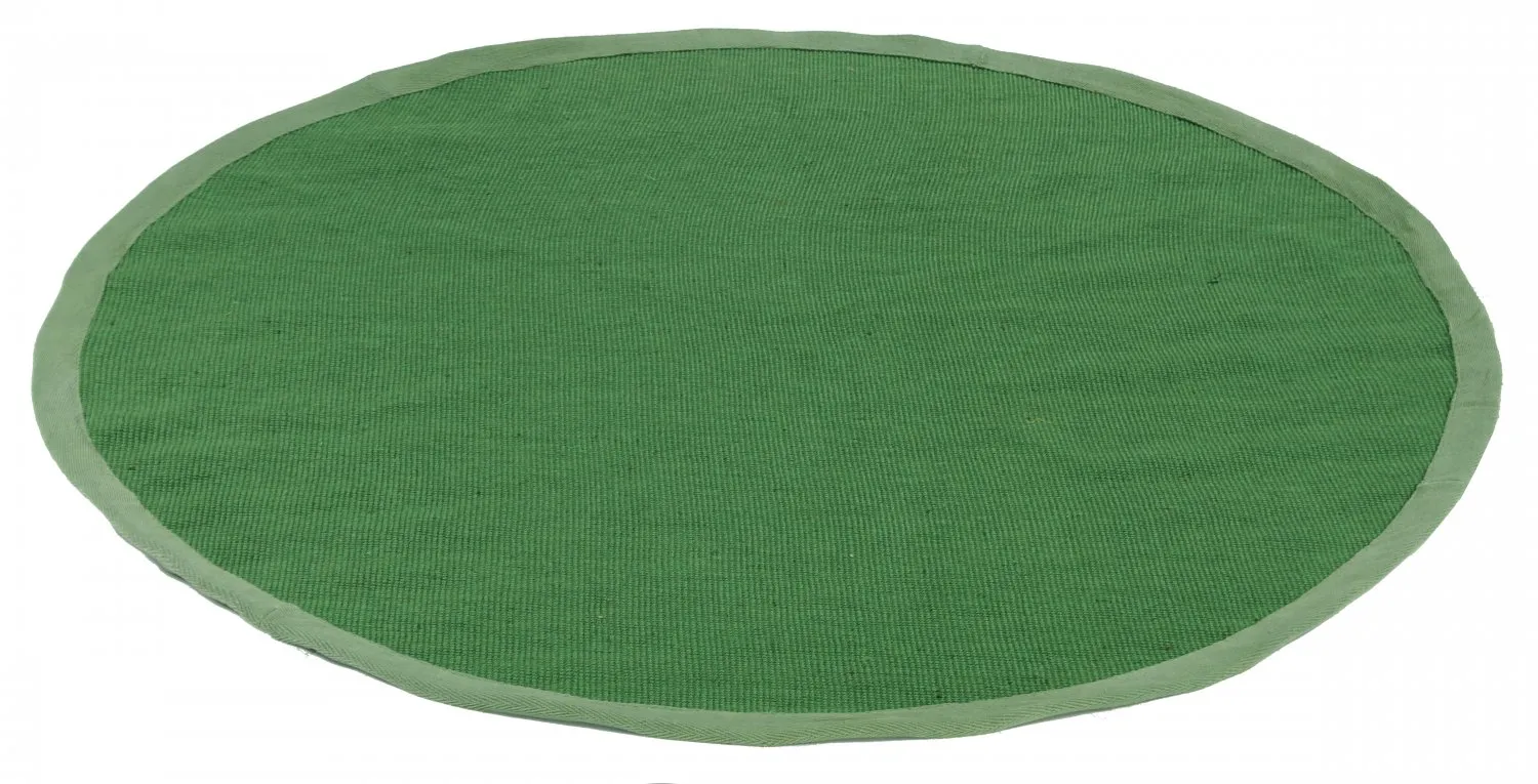 Round rug (sisal) - Agave (green)