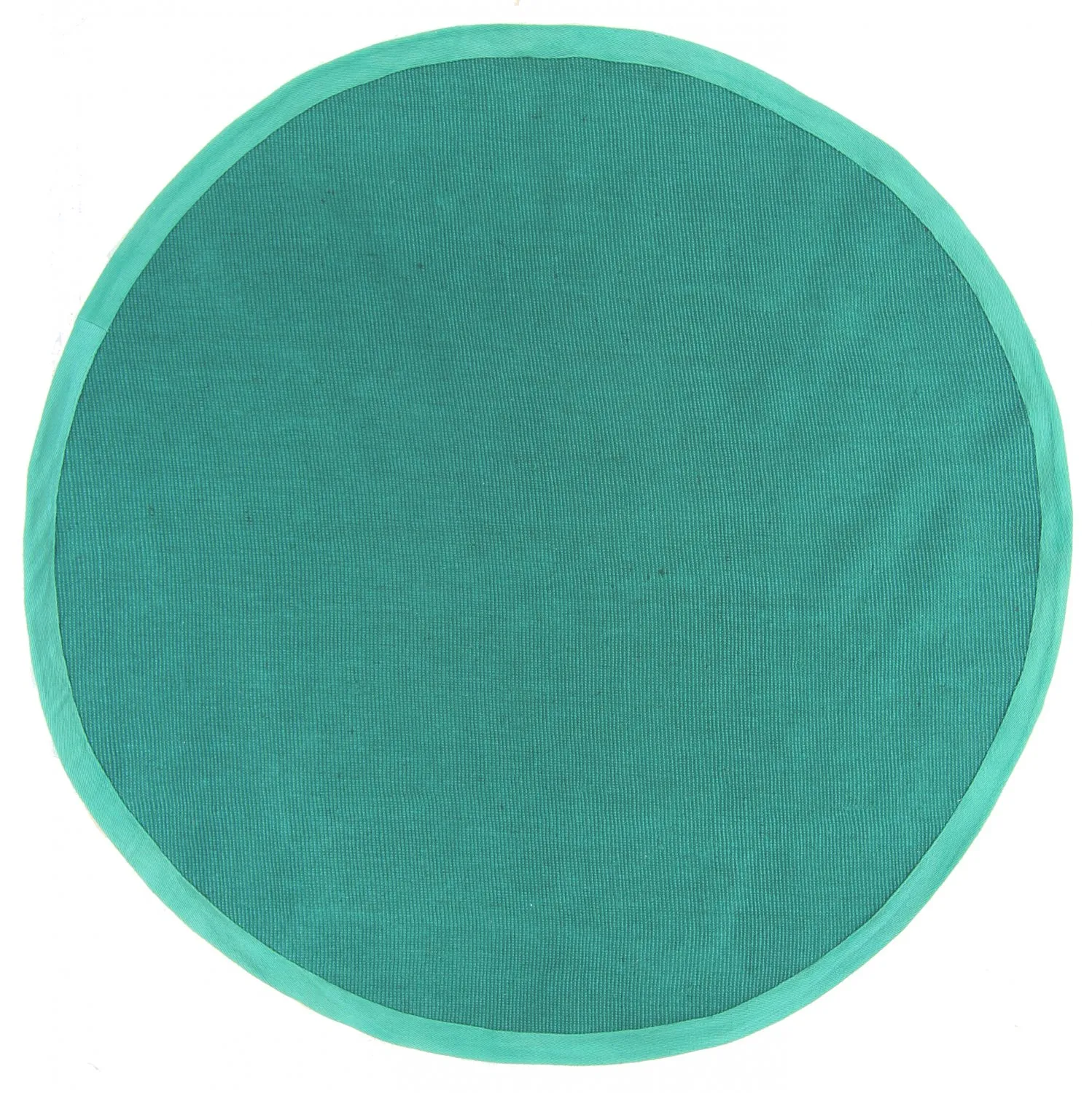 Round rug (sisal) - Agave (emerald green)