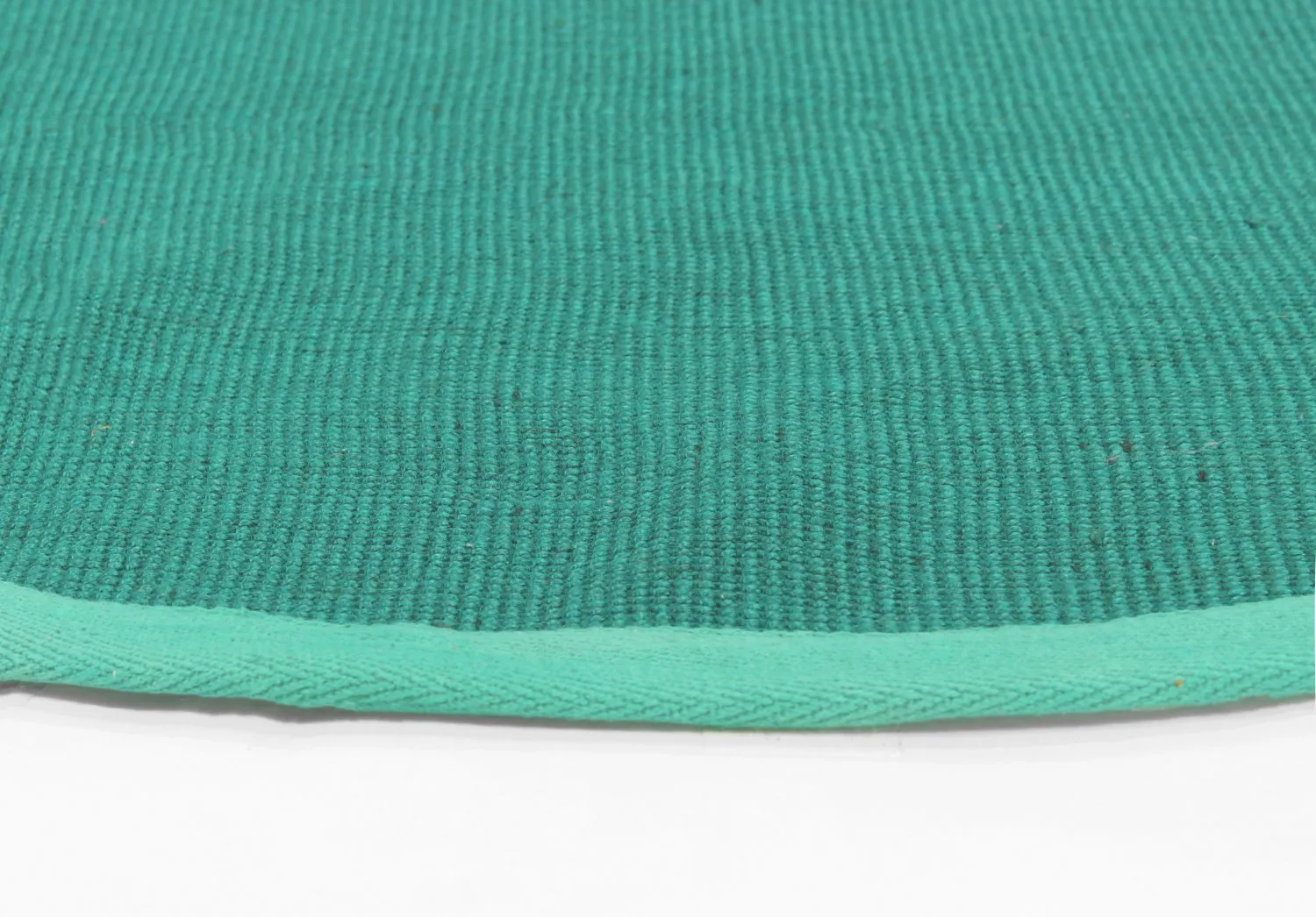 Round rug (sisal) - Agave (emerald green)