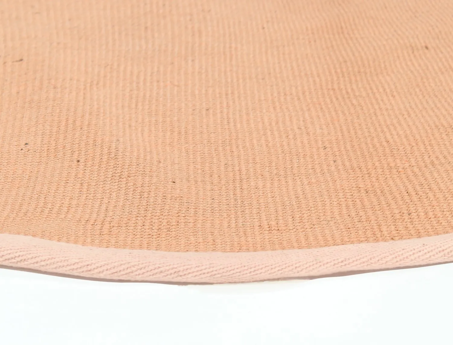 Round rug (sisal) - Agave (apricot)